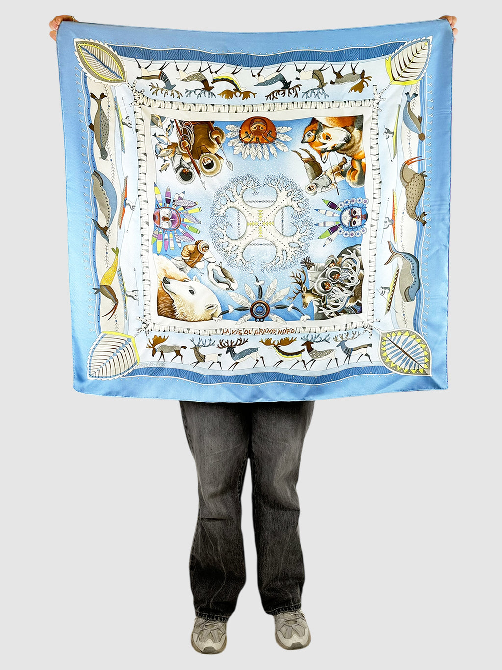 2004 "La Vie du Grand Nord" Silk Scarf