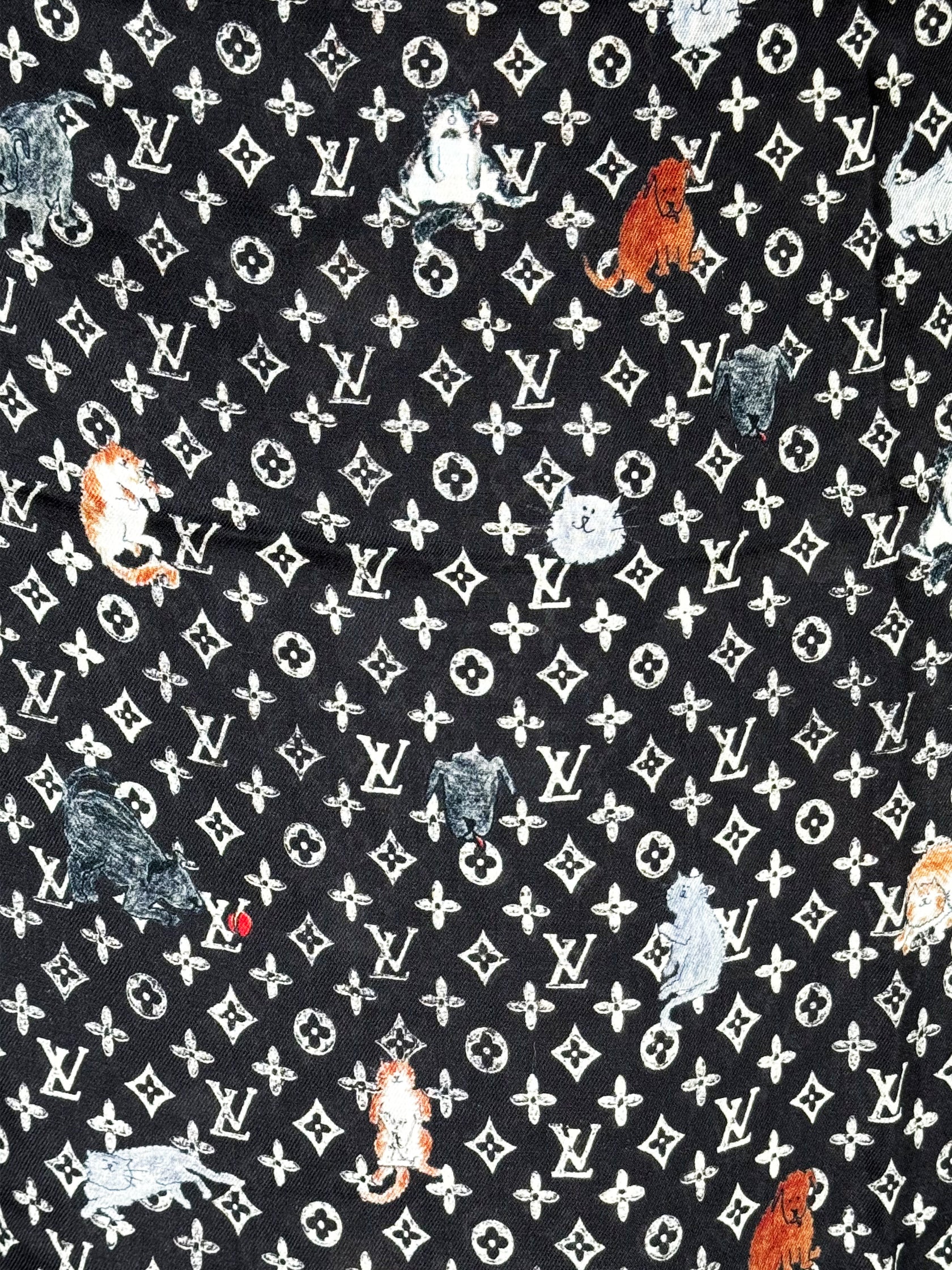 2018 Catogram Monogram Wool Scarf