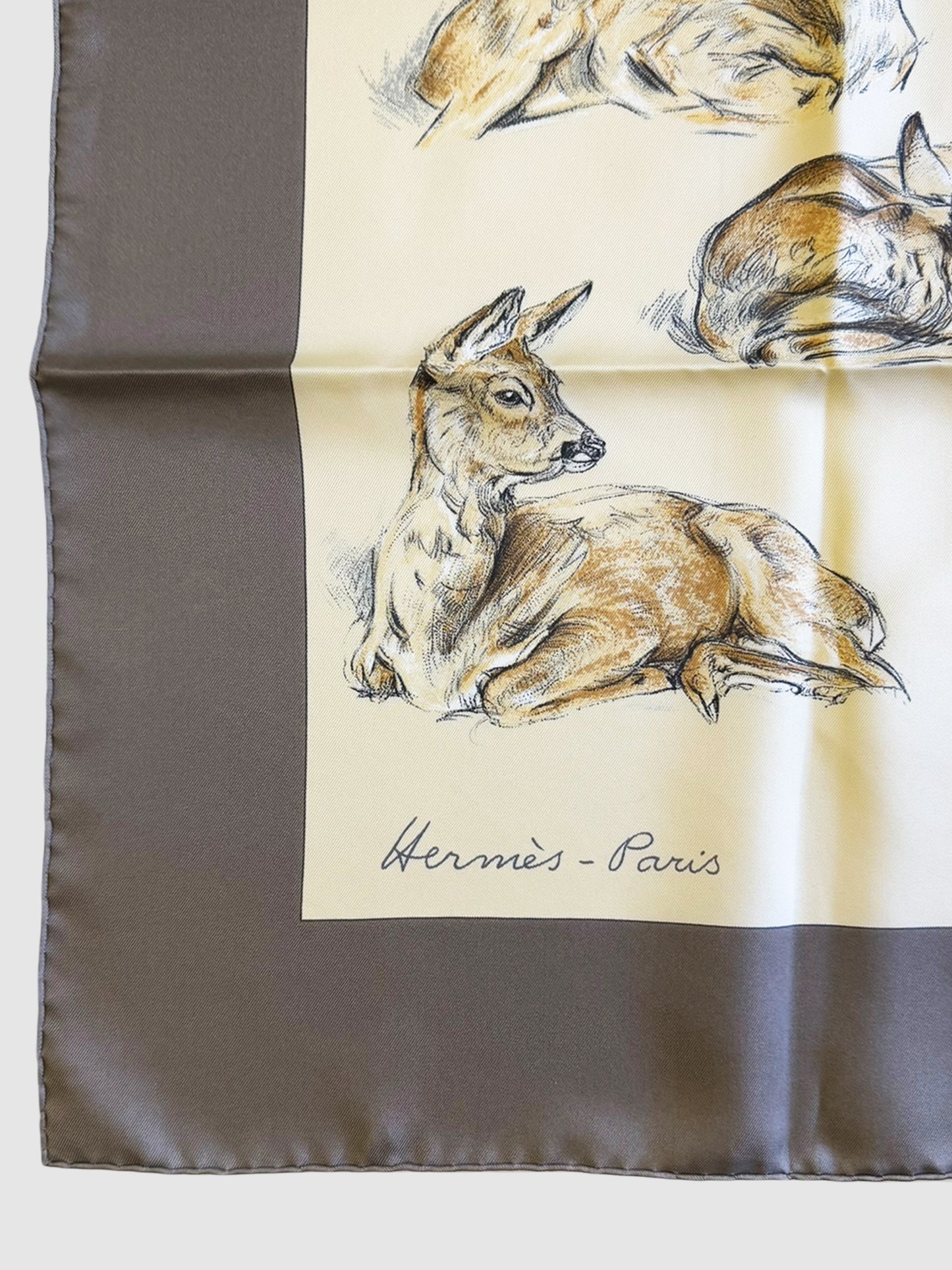 1957 "Les Biches" Silk Scarf