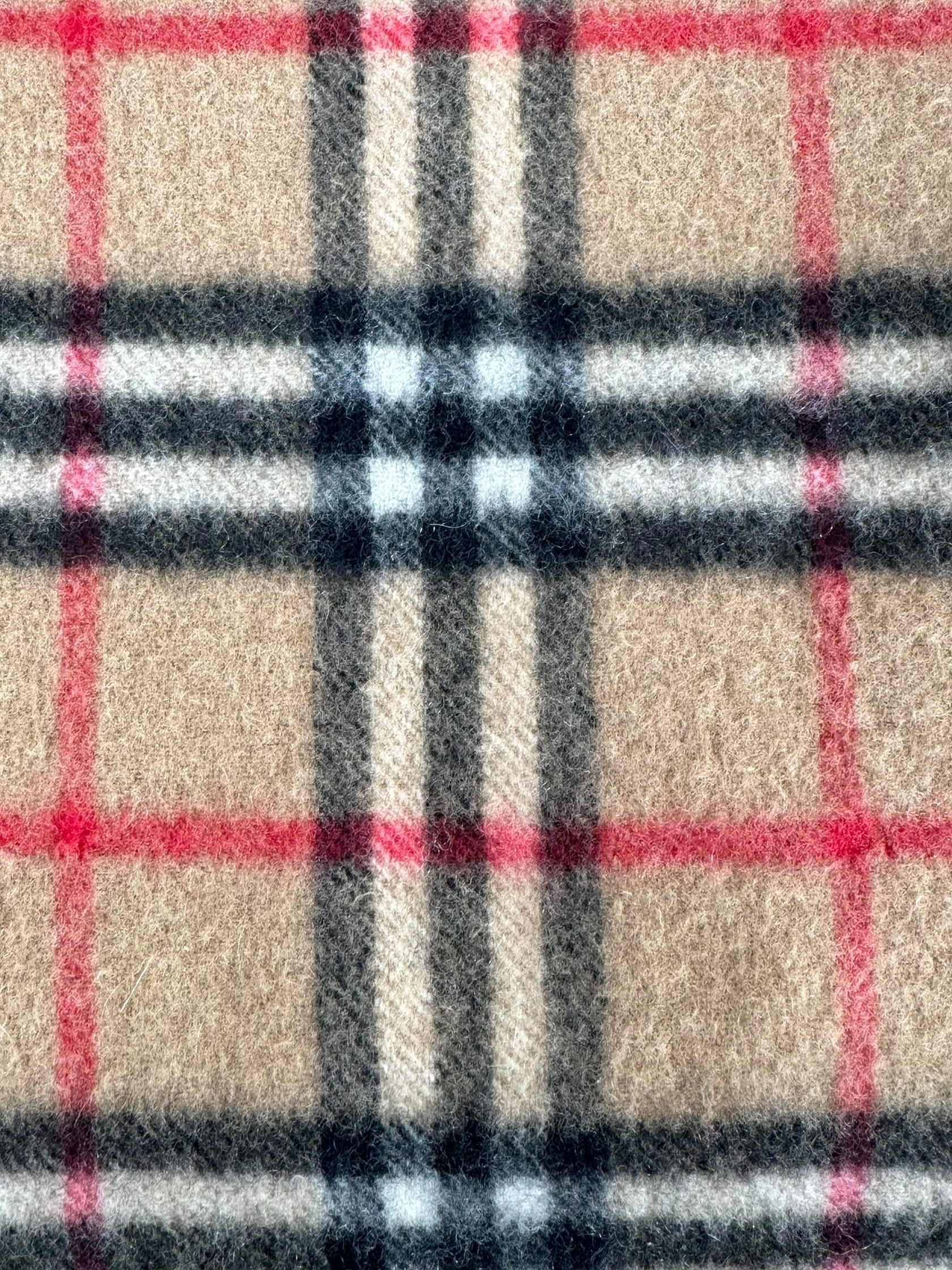 Check Cashmere Scarf