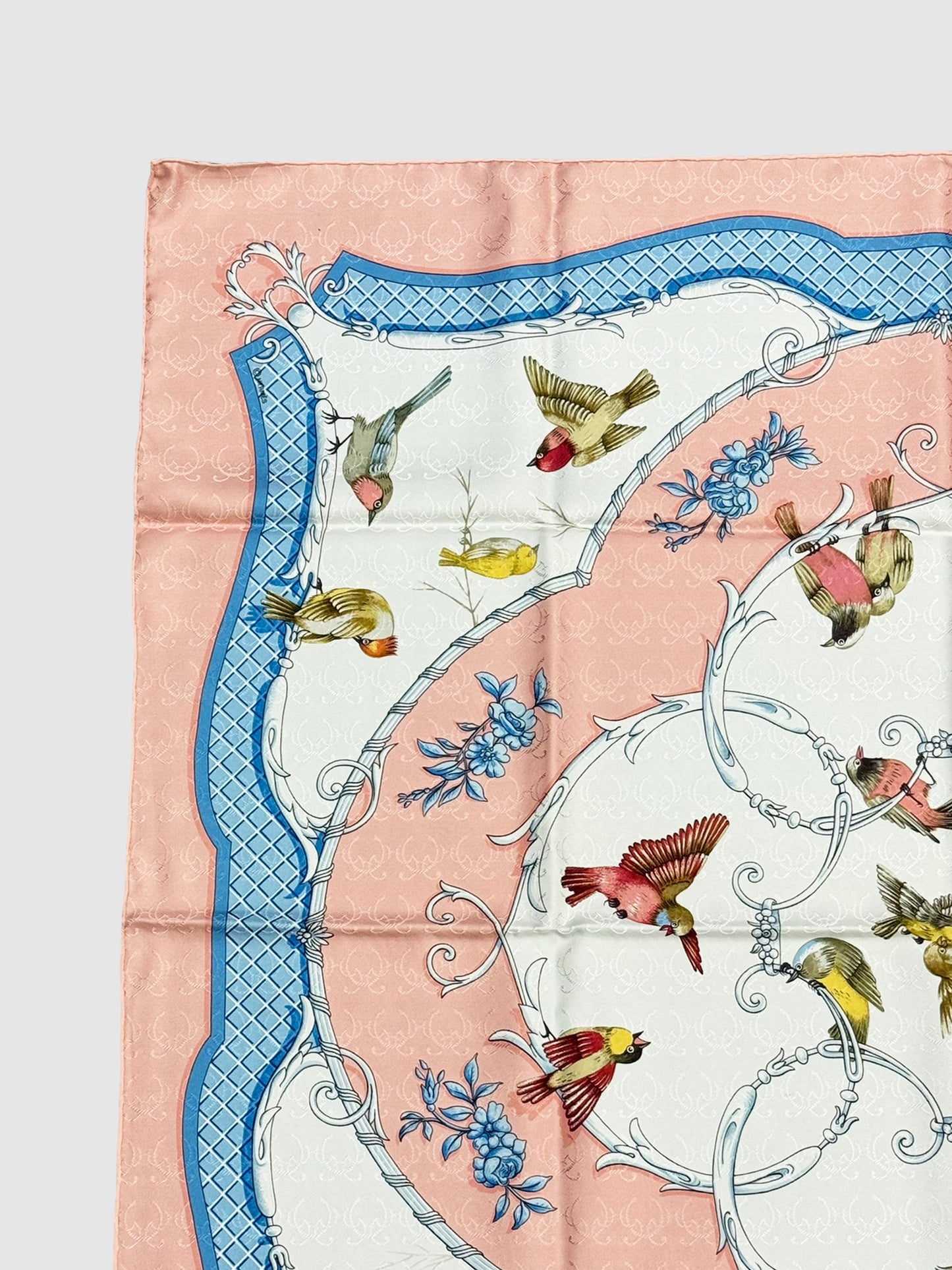 "La Cle des Champs" Silk Scarf