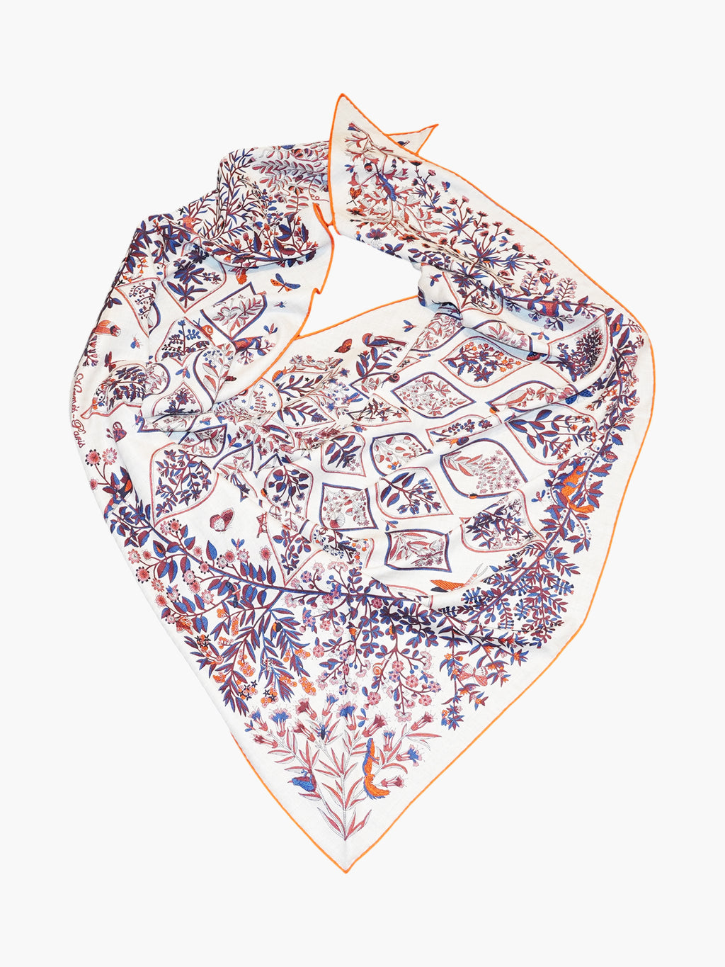 "Plantes Officinales" Triangle Scarf