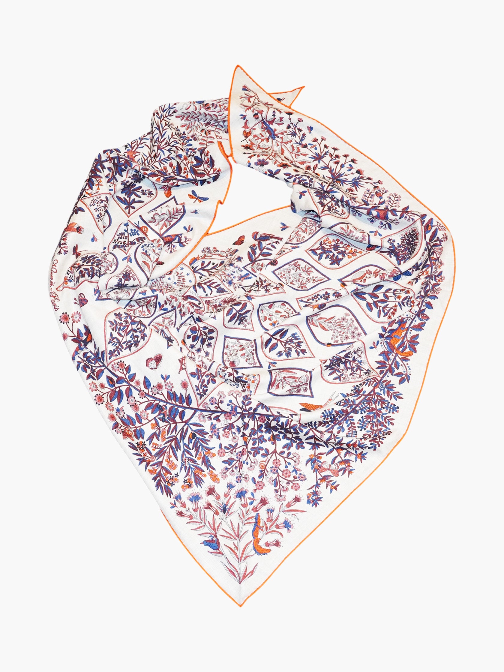 "Plantes Officinales" Triangle Scarf