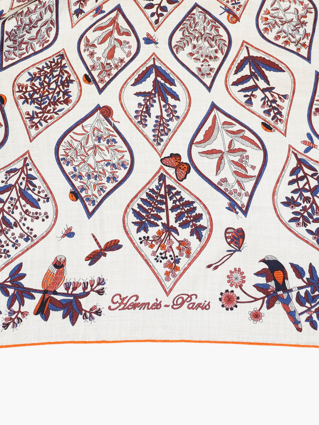 "Plantes Officinales" Triangle Scarf