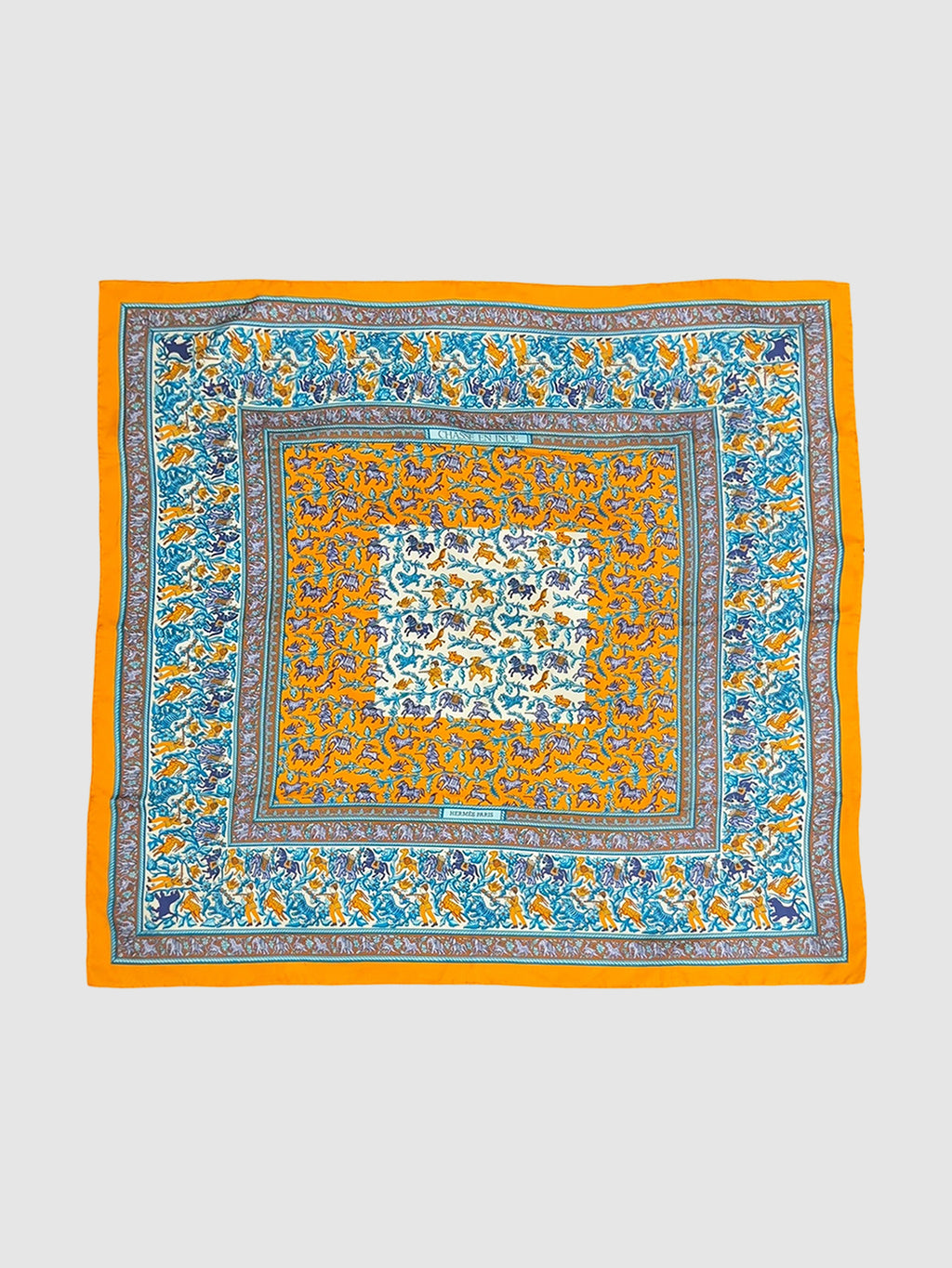 2010 "Chasse en Inde" Silk Scarf
