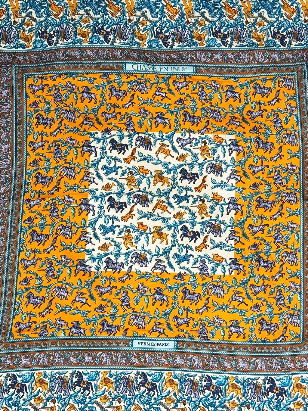 2010 "Chasse en Inde" Silk Scarf
