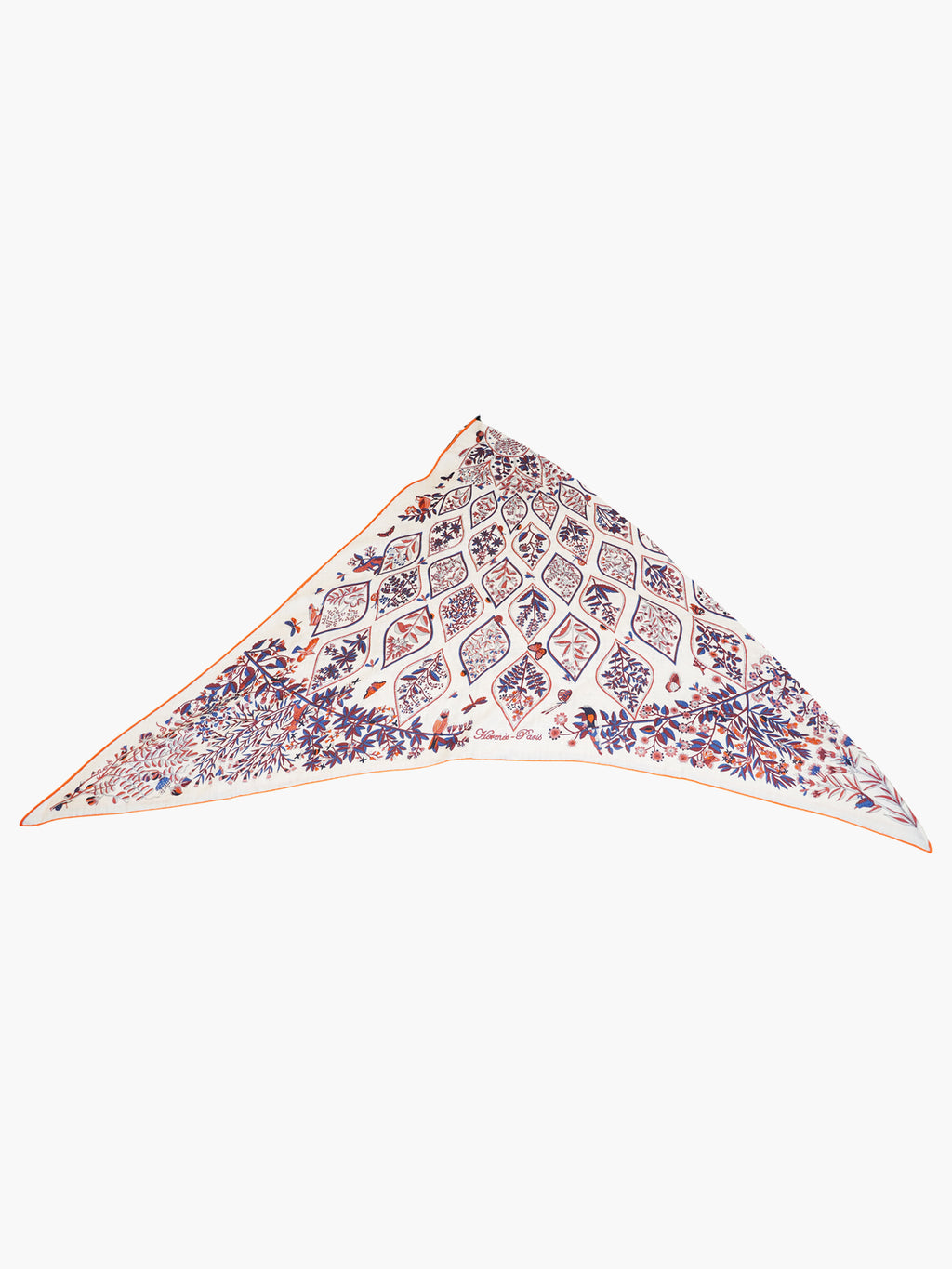 "Plantes Officinales" Triangle Scarf