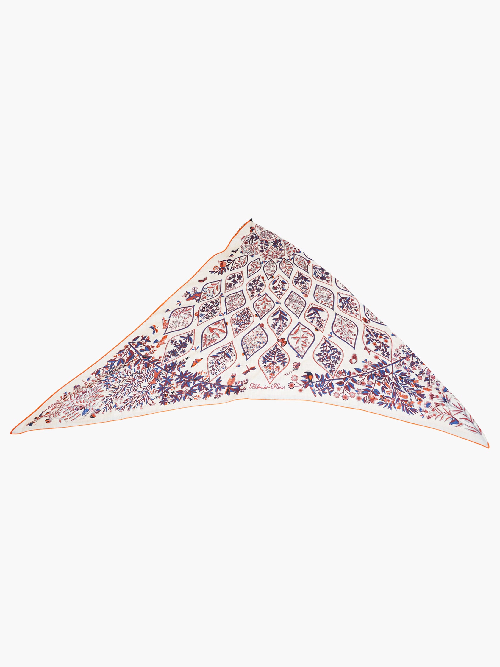 "Plantes Officinales" Triangle Scarf