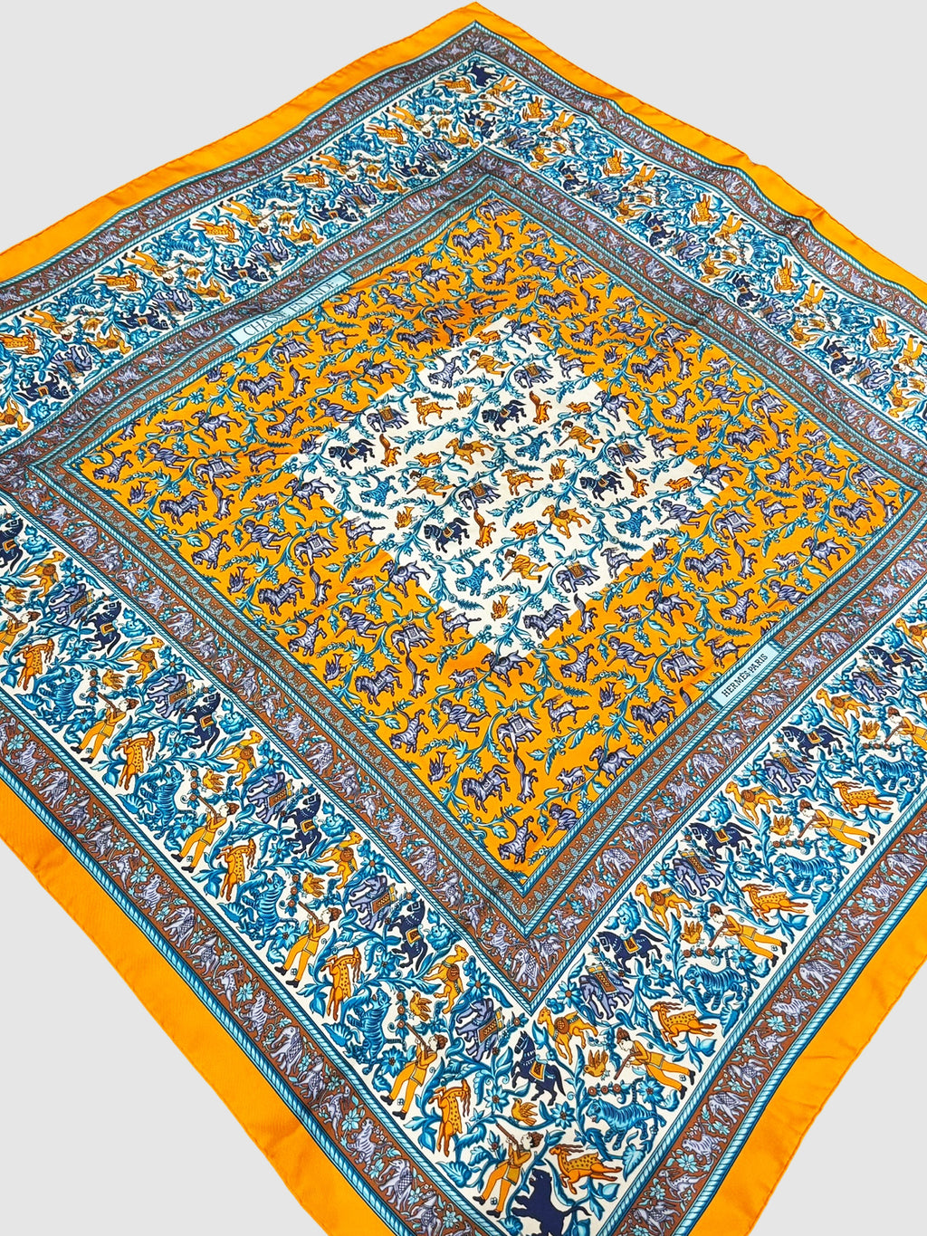 2010 "Chasse en Inde" Silk Scarf