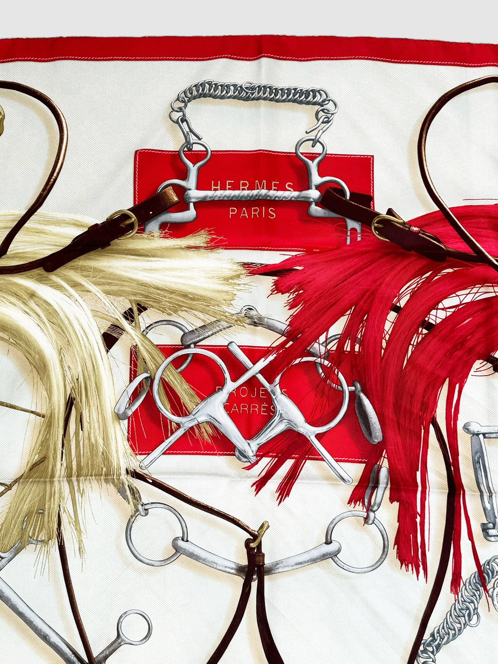 2007 "Projets Carres" Silk Scarf