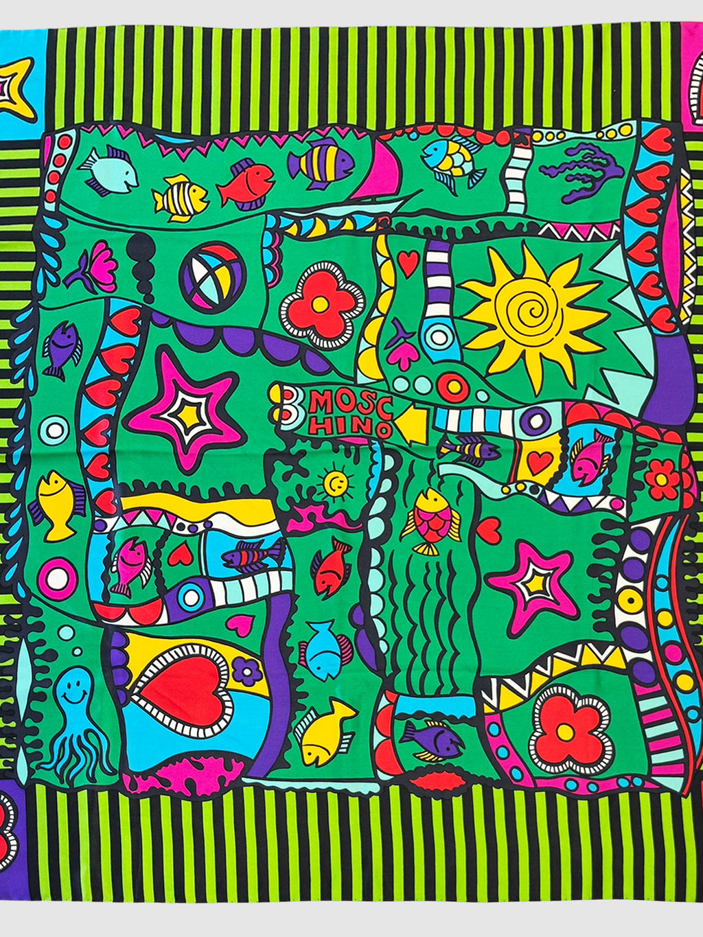 Graphic Silk Scarf