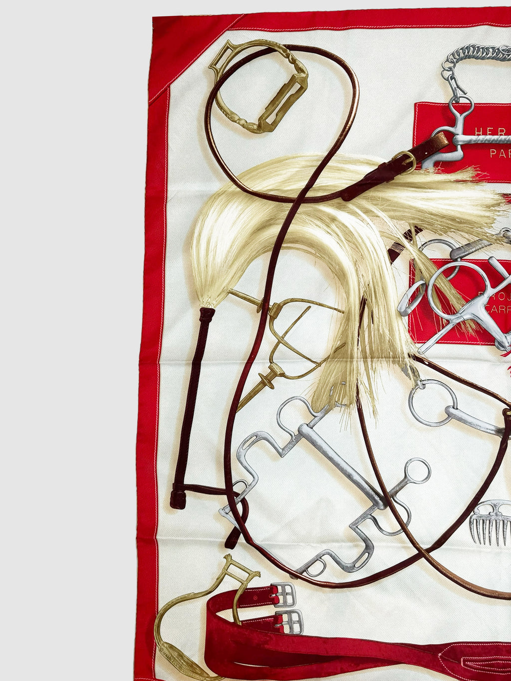 2007 "Projets Carres" Silk Scarf