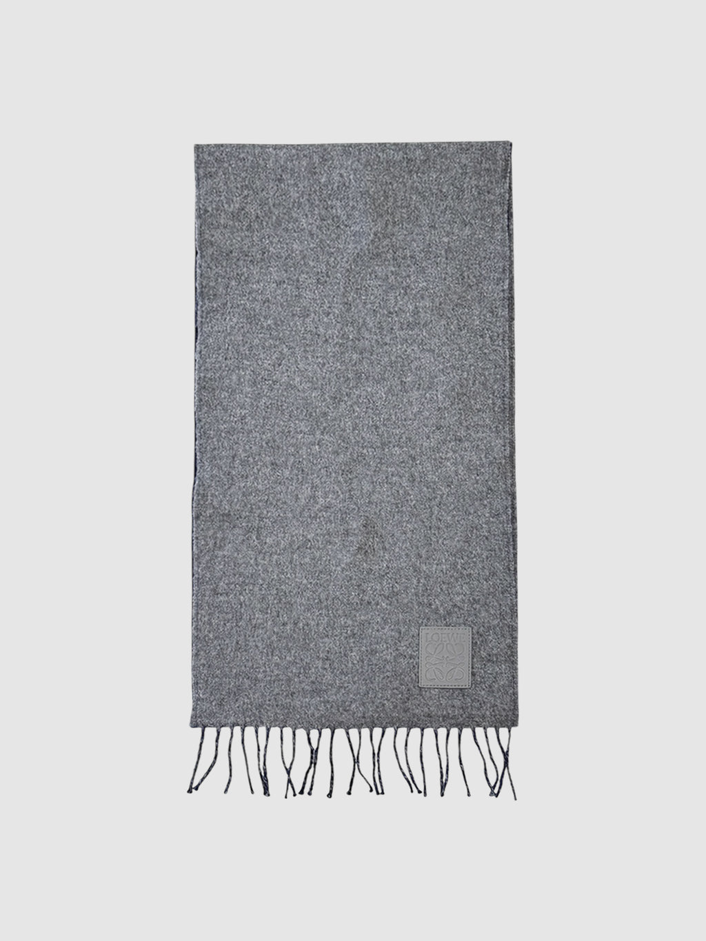 Wool Cashmere Fringe Scarf