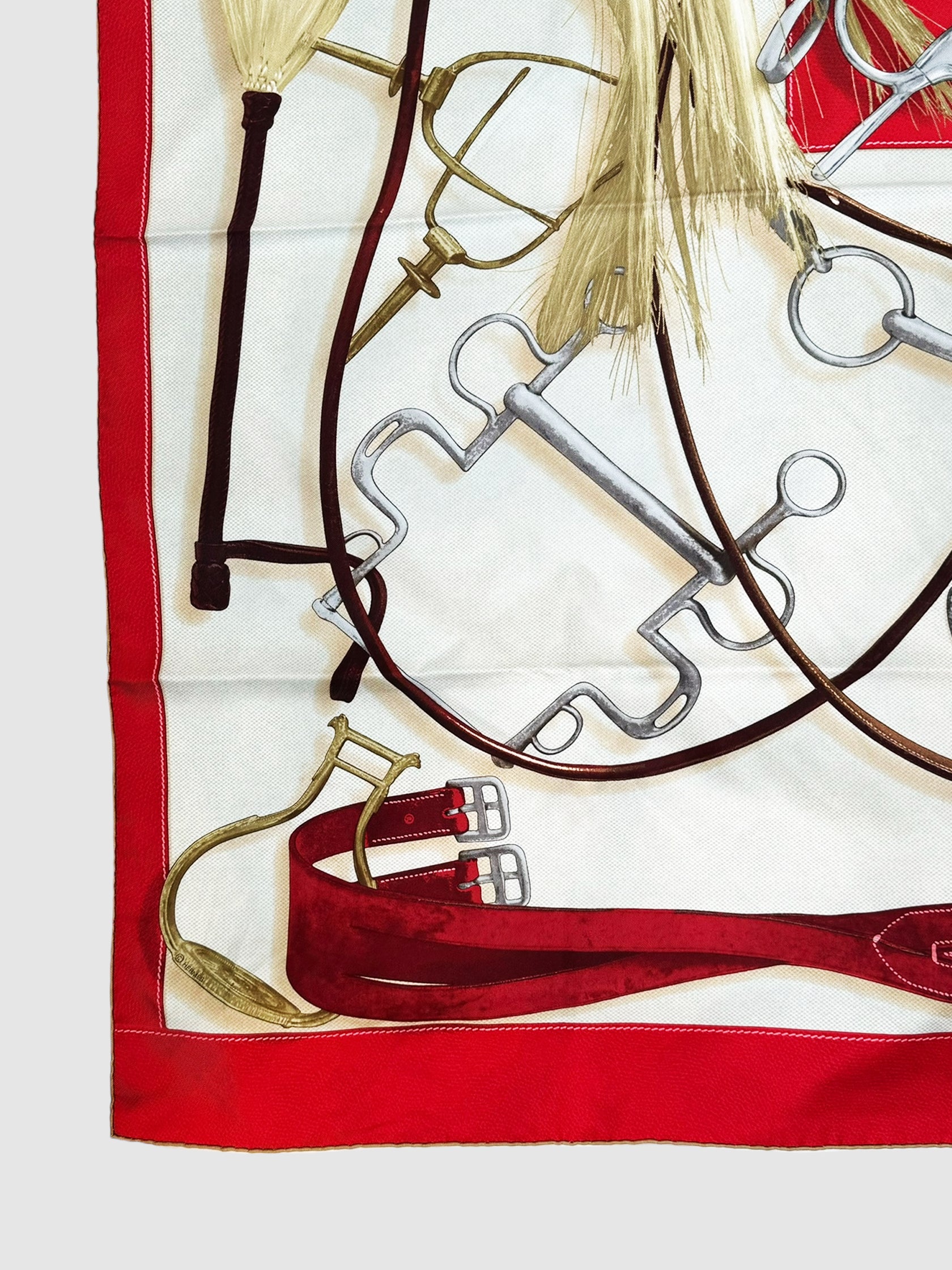 2007 "Projets Carres" Silk Scarf