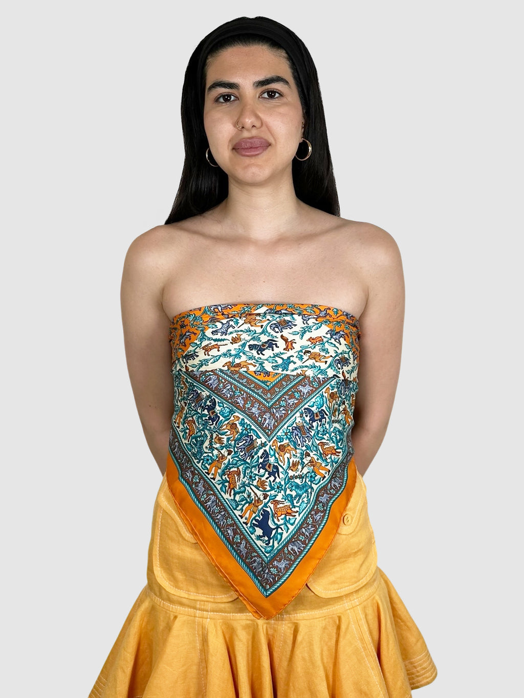 2010 "Chasse en Inde" Silk Scarf