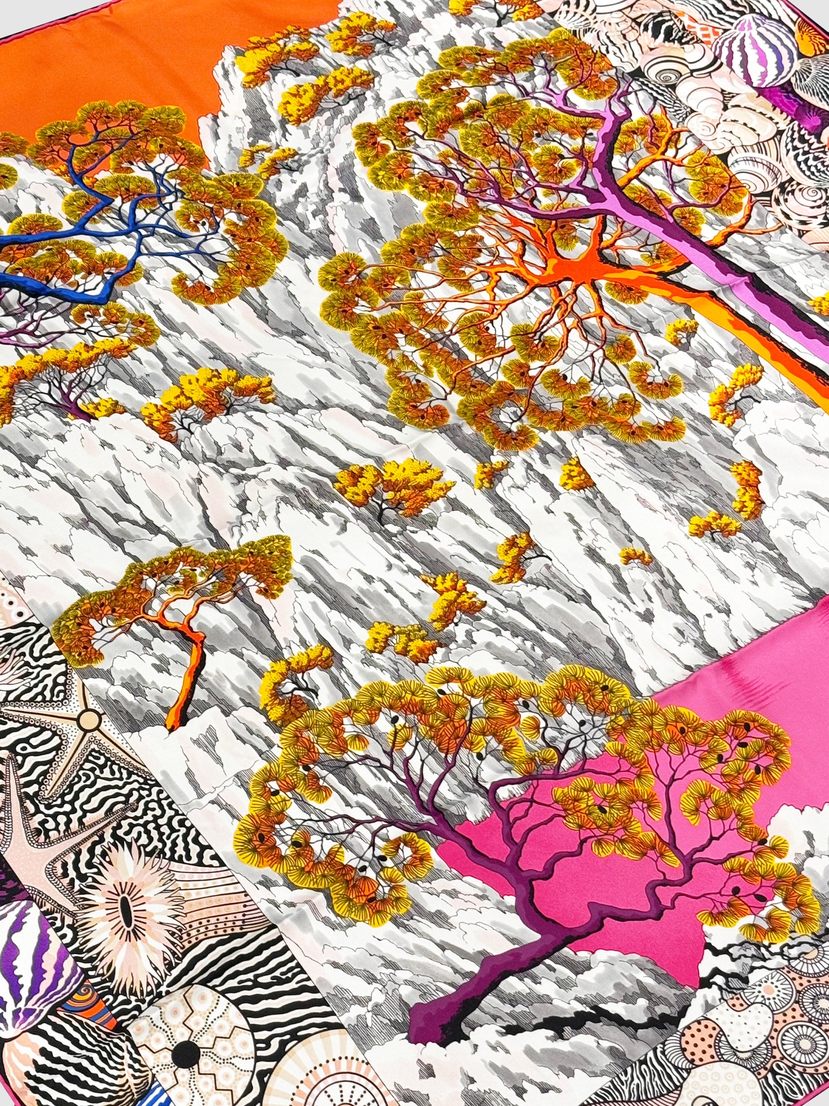 2015 "Sieste au Paradis" Silk Scarf