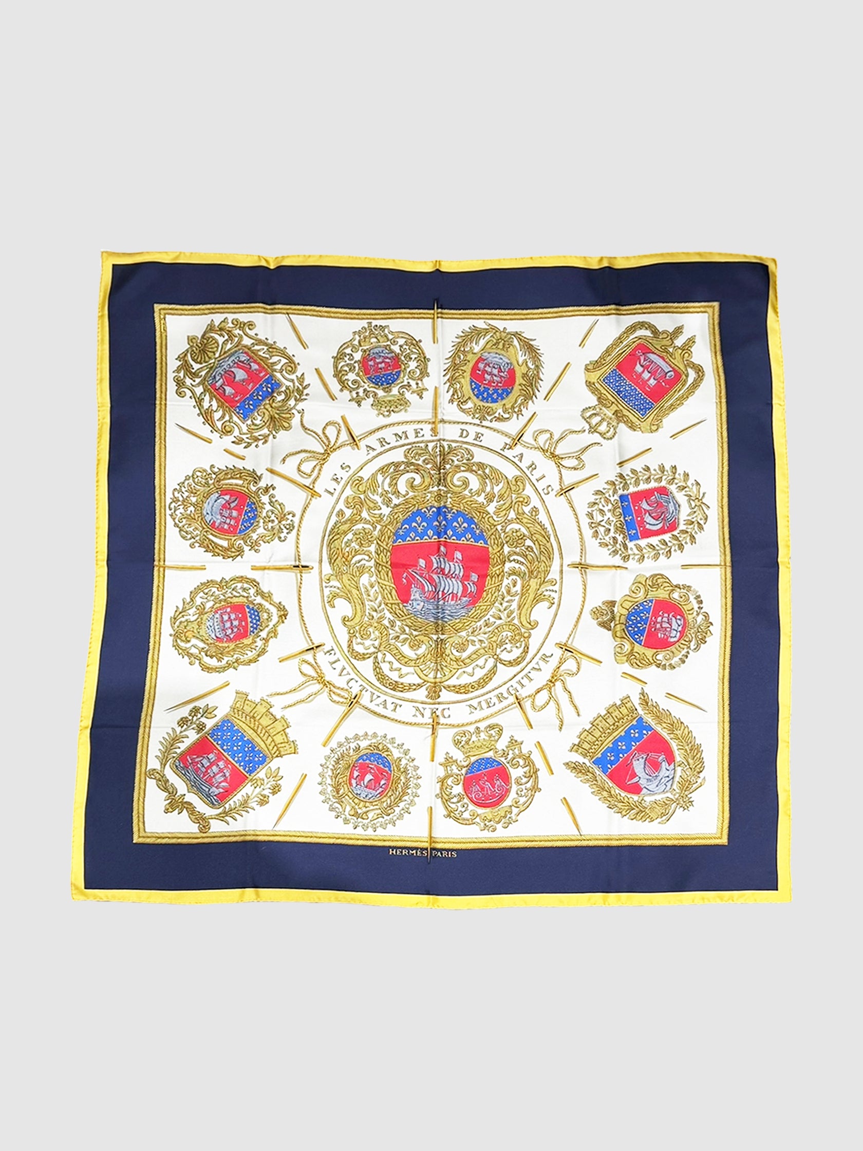 "Les Armes de Paris" Silk Scarf