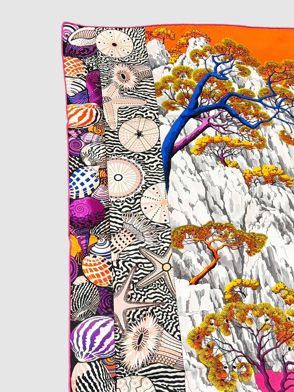 2015 "Sieste au Paradis" Silk Scarf