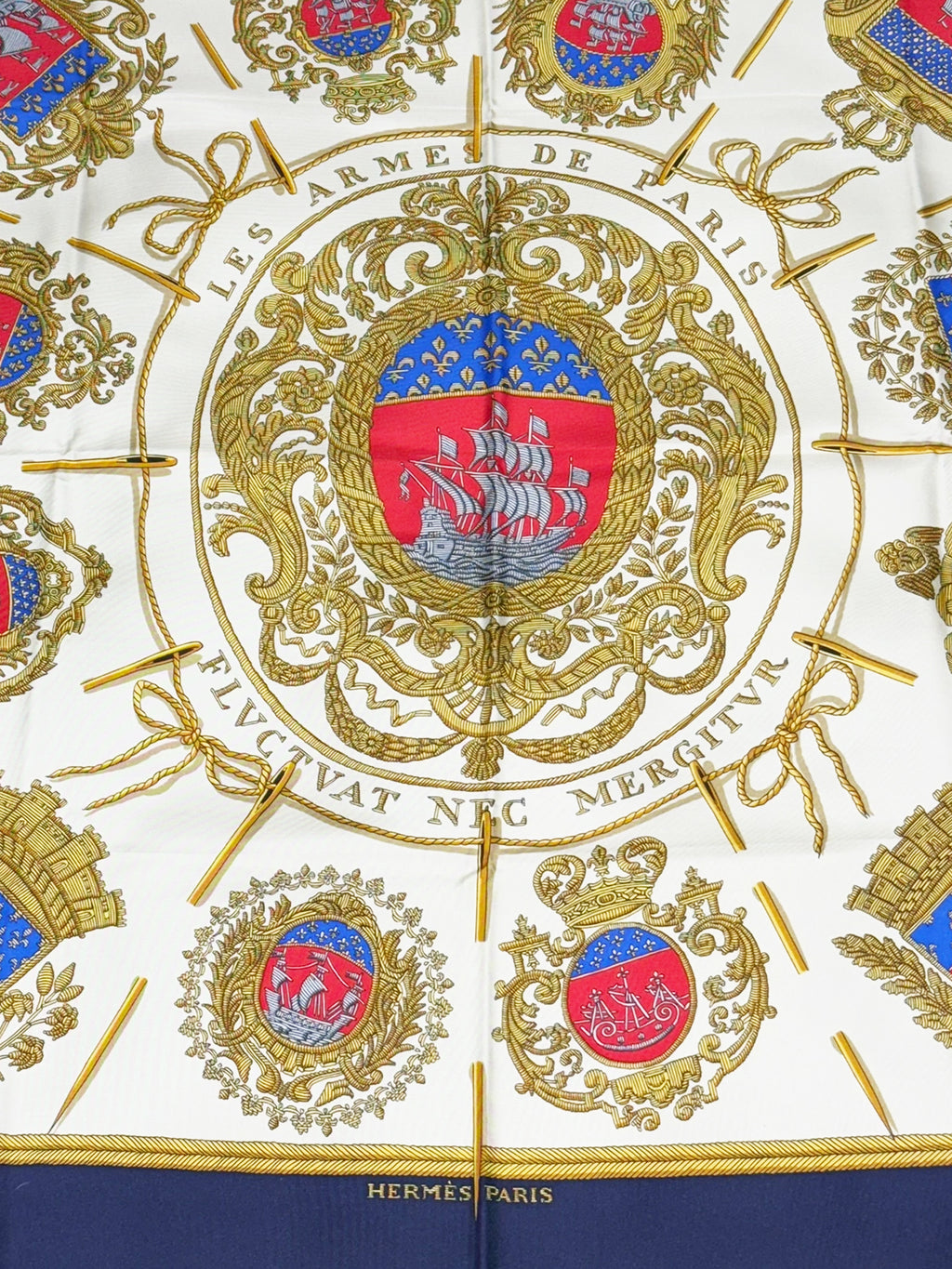 "Les Armes de Paris" Silk Scarf