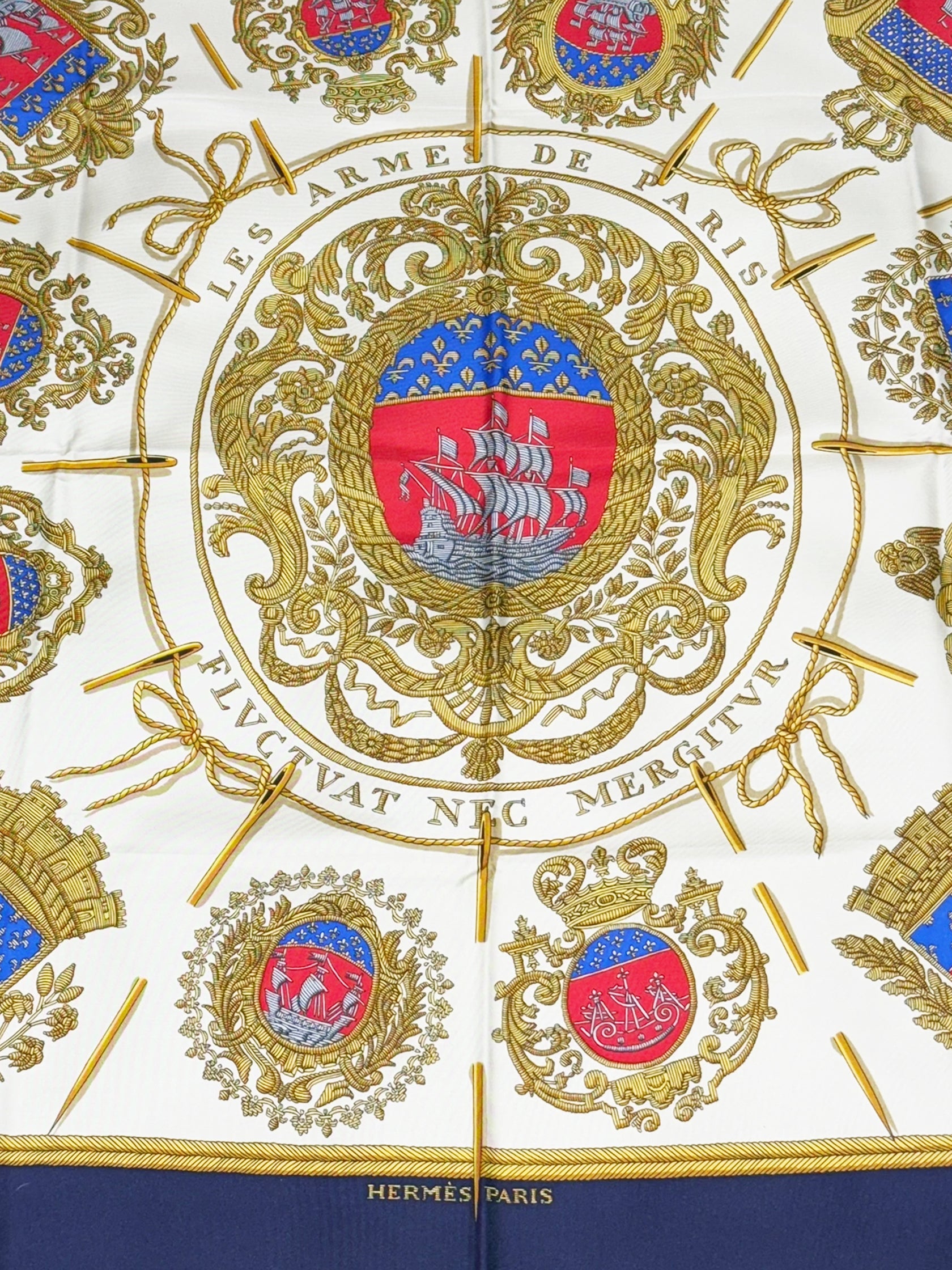 "Les Armes de Paris" Silk Scarf