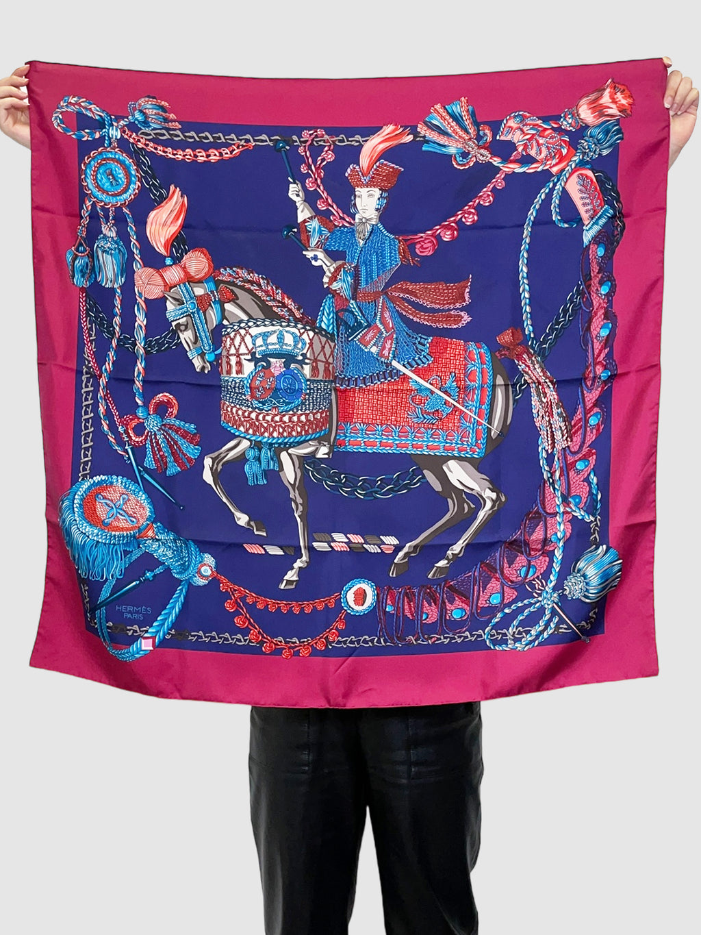 "Le Timbalier" Silk Scarf