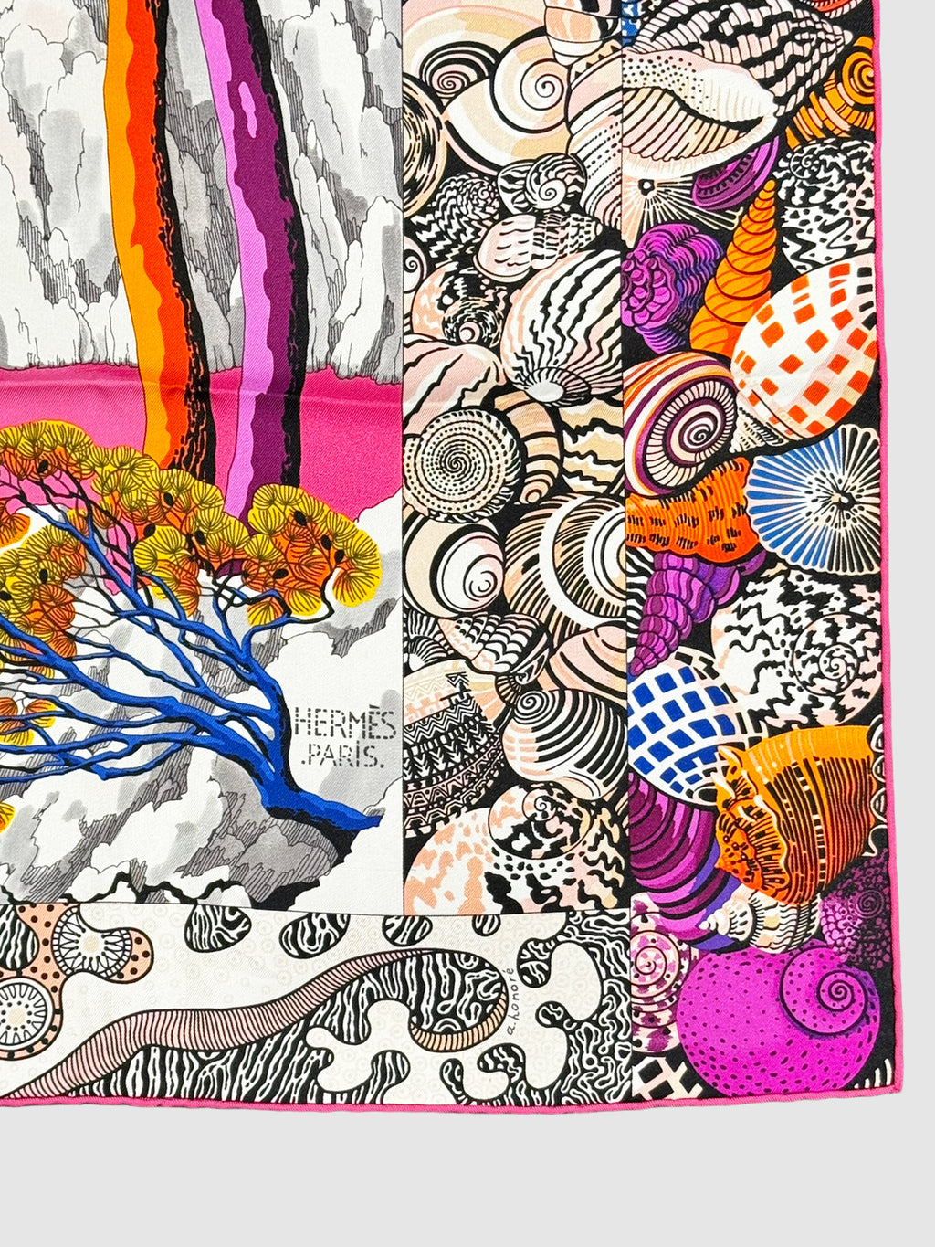 2015 "Sieste au Paradis" Silk Scarf