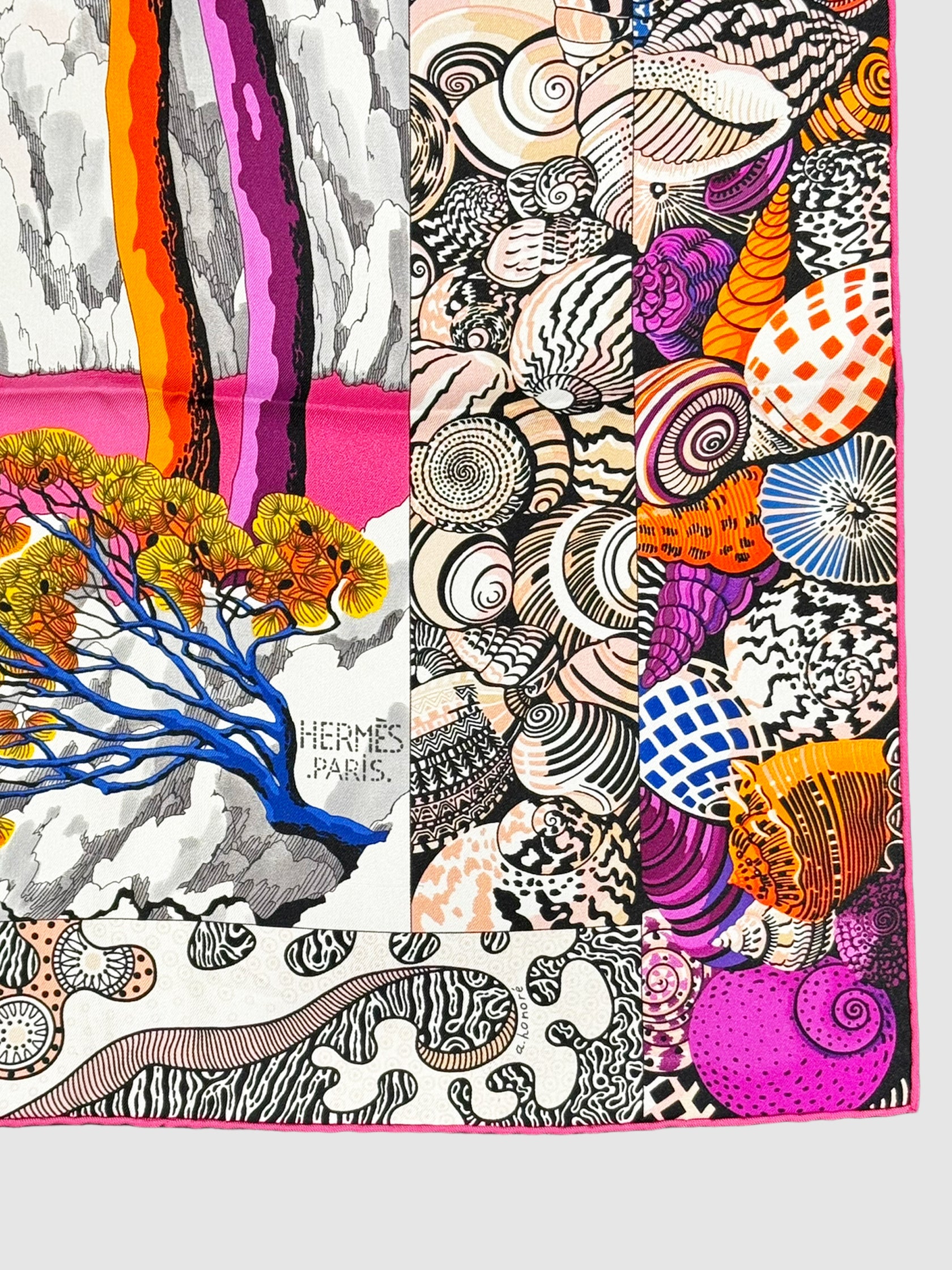 2015 "Sieste au Paradis" Silk Scarf
