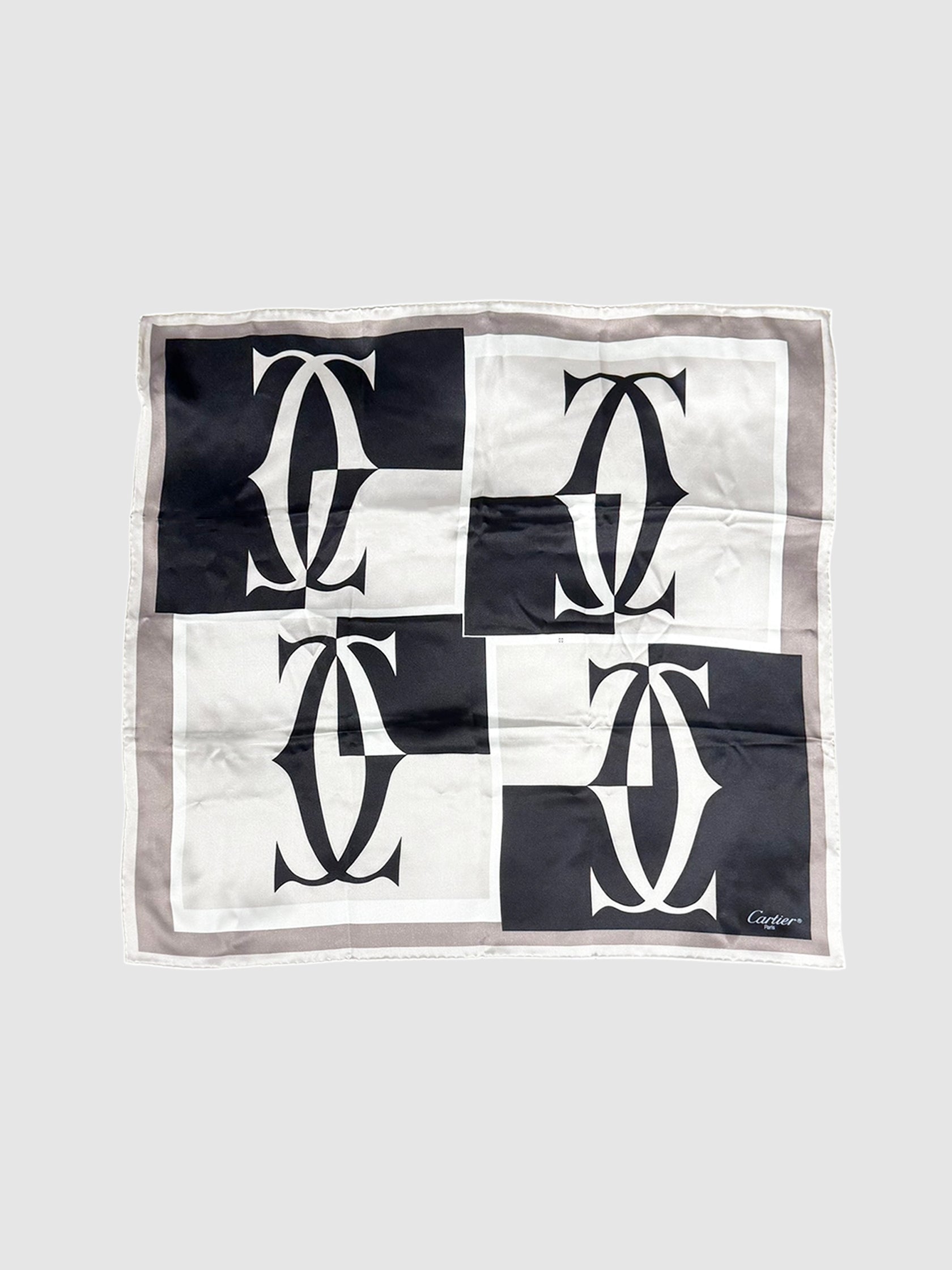 Logo Silk Scarf