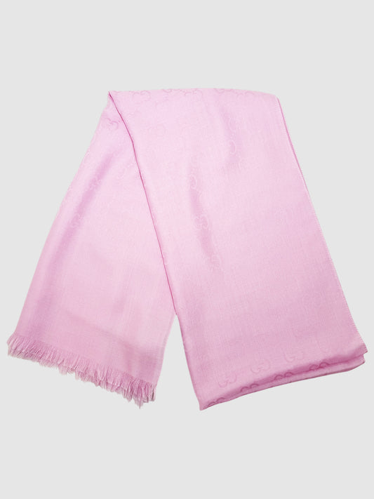 GG Monogram Wool Scarf