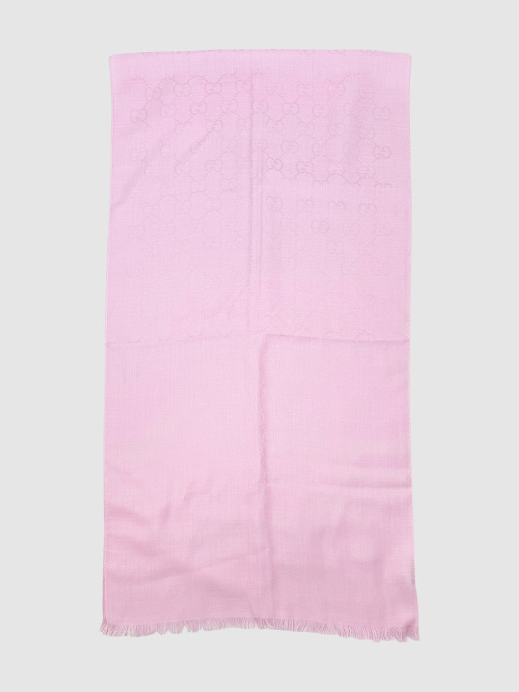 GG Monogram Wool Scarf