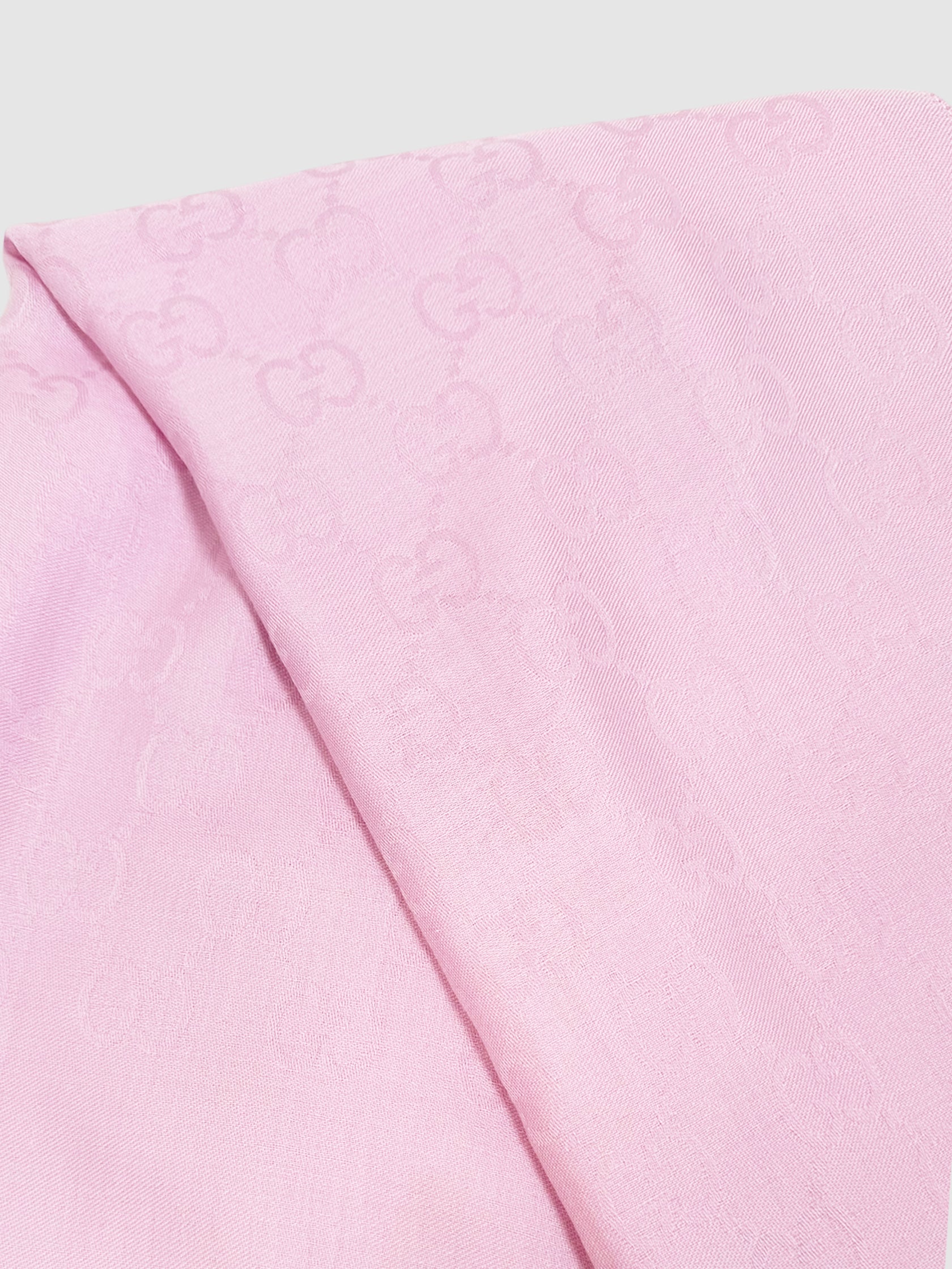 GG Monogram Wool Scarf