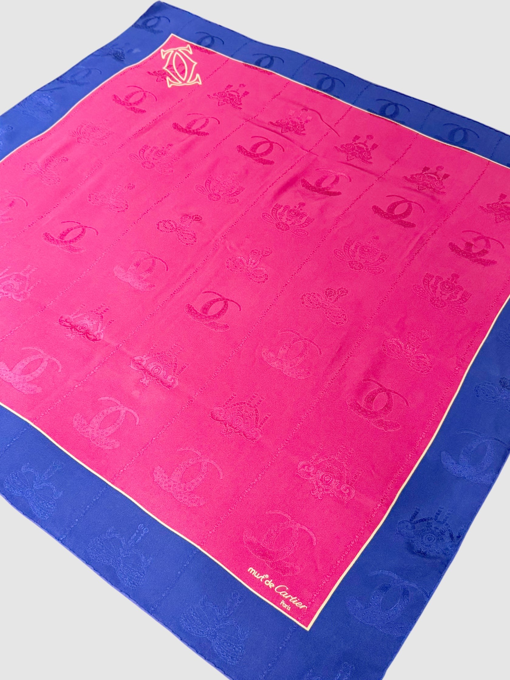 Interlocking C Silk Scarf