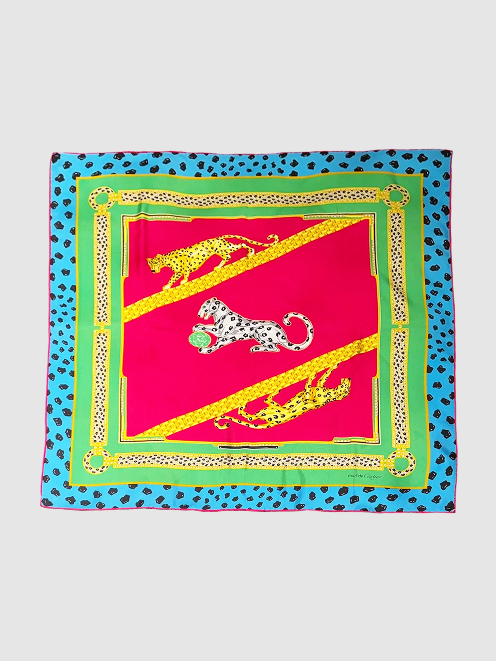 Panther Silk Scarf