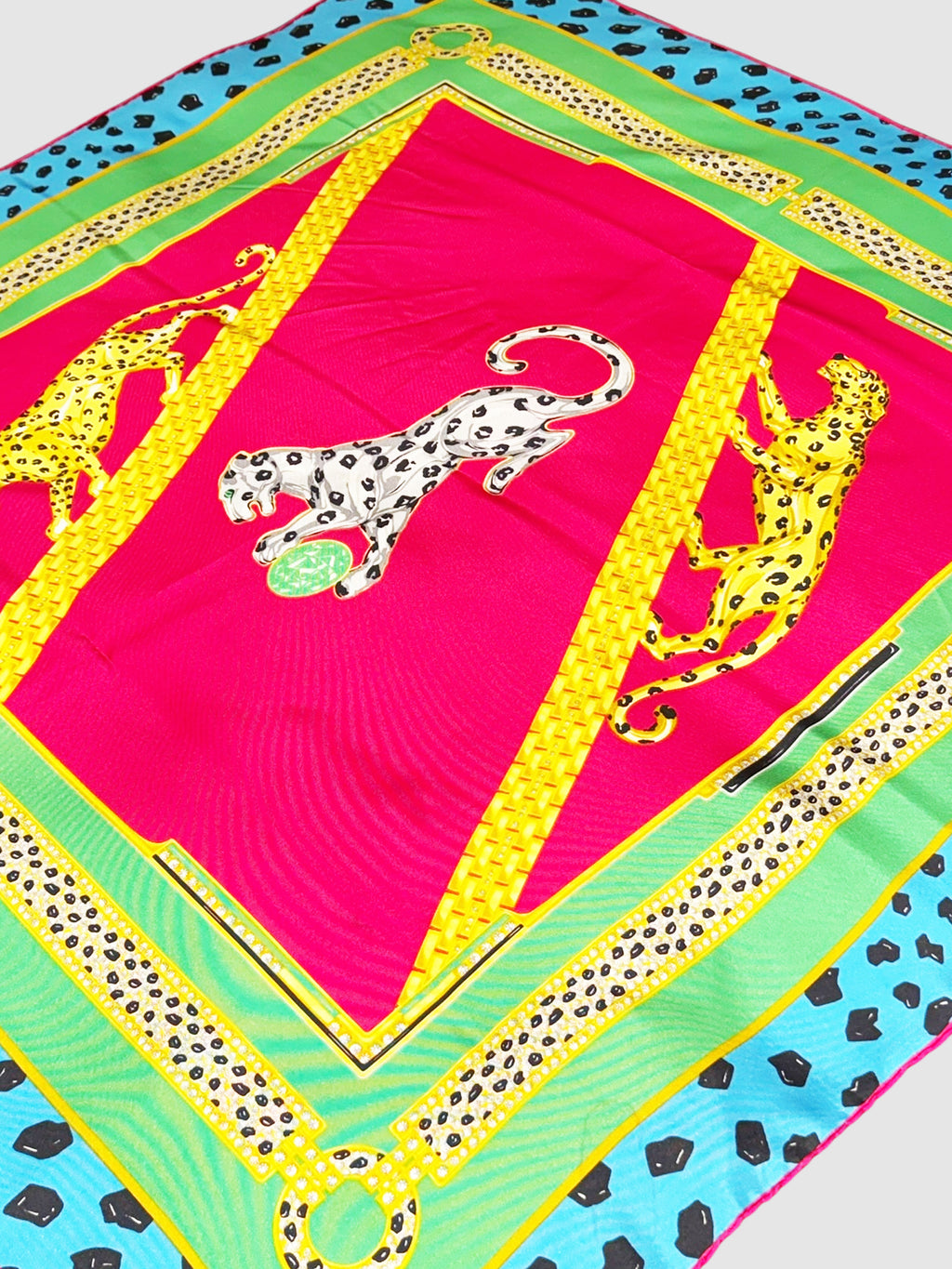 Panther Silk Scarf