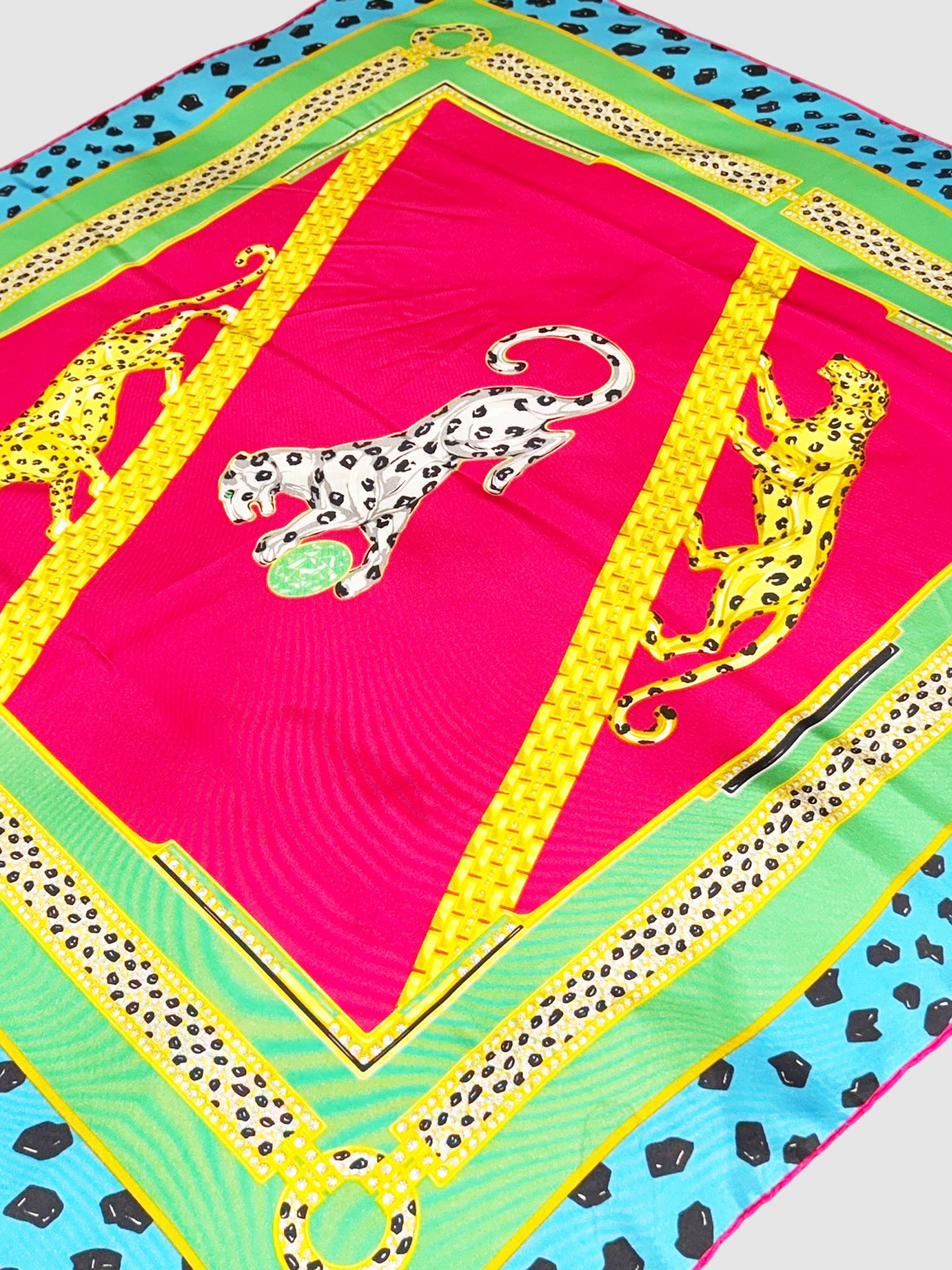 Panther Silk Scarf