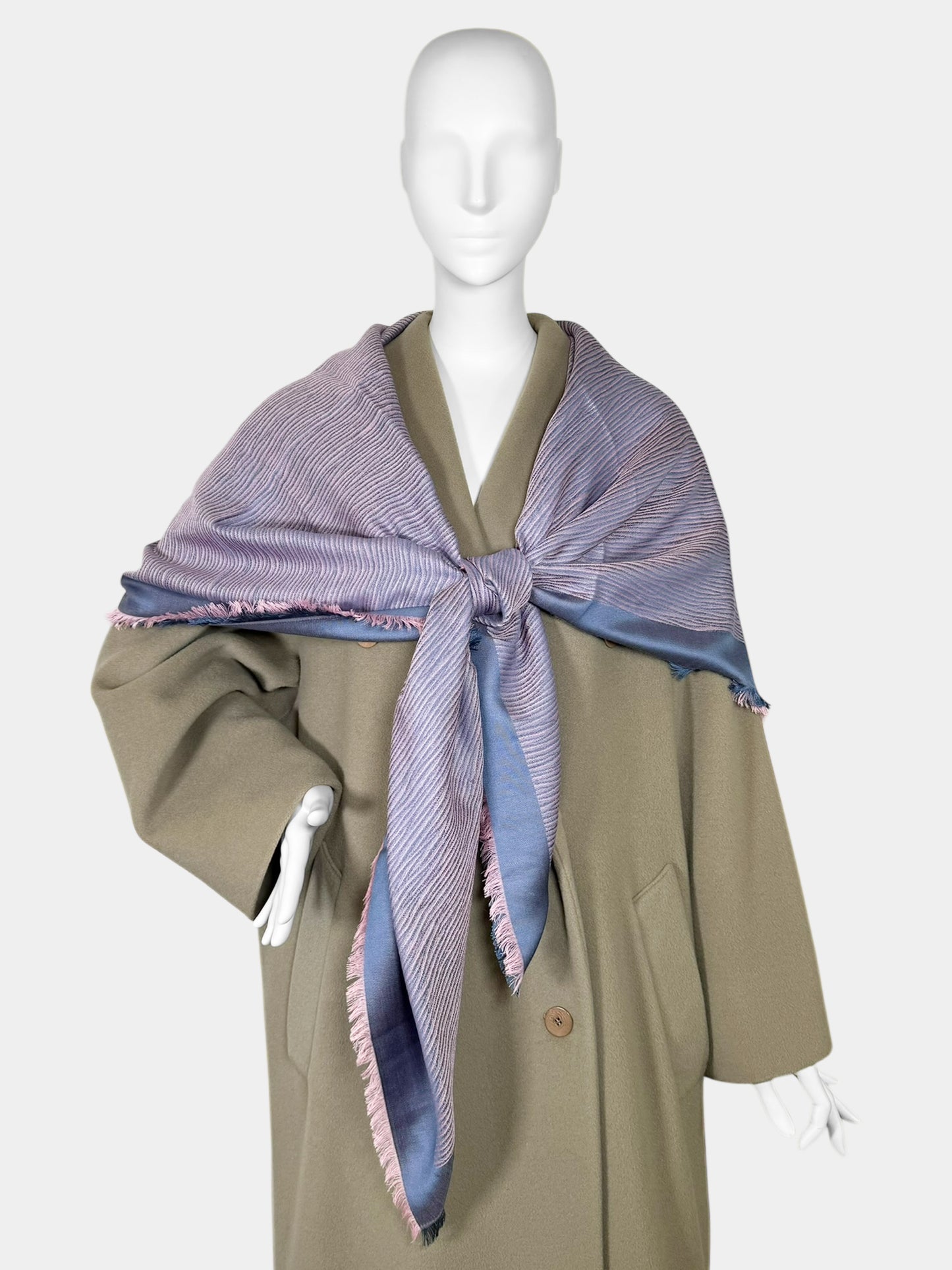 Epi Textured Shawl Scarf