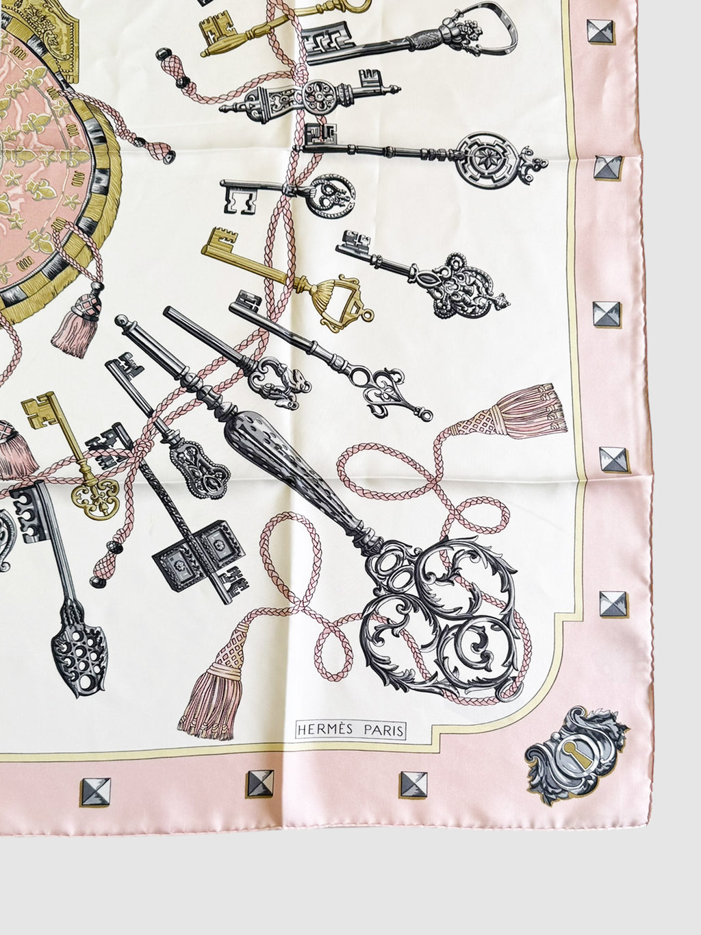 "Les Cles" Silk Scarf
