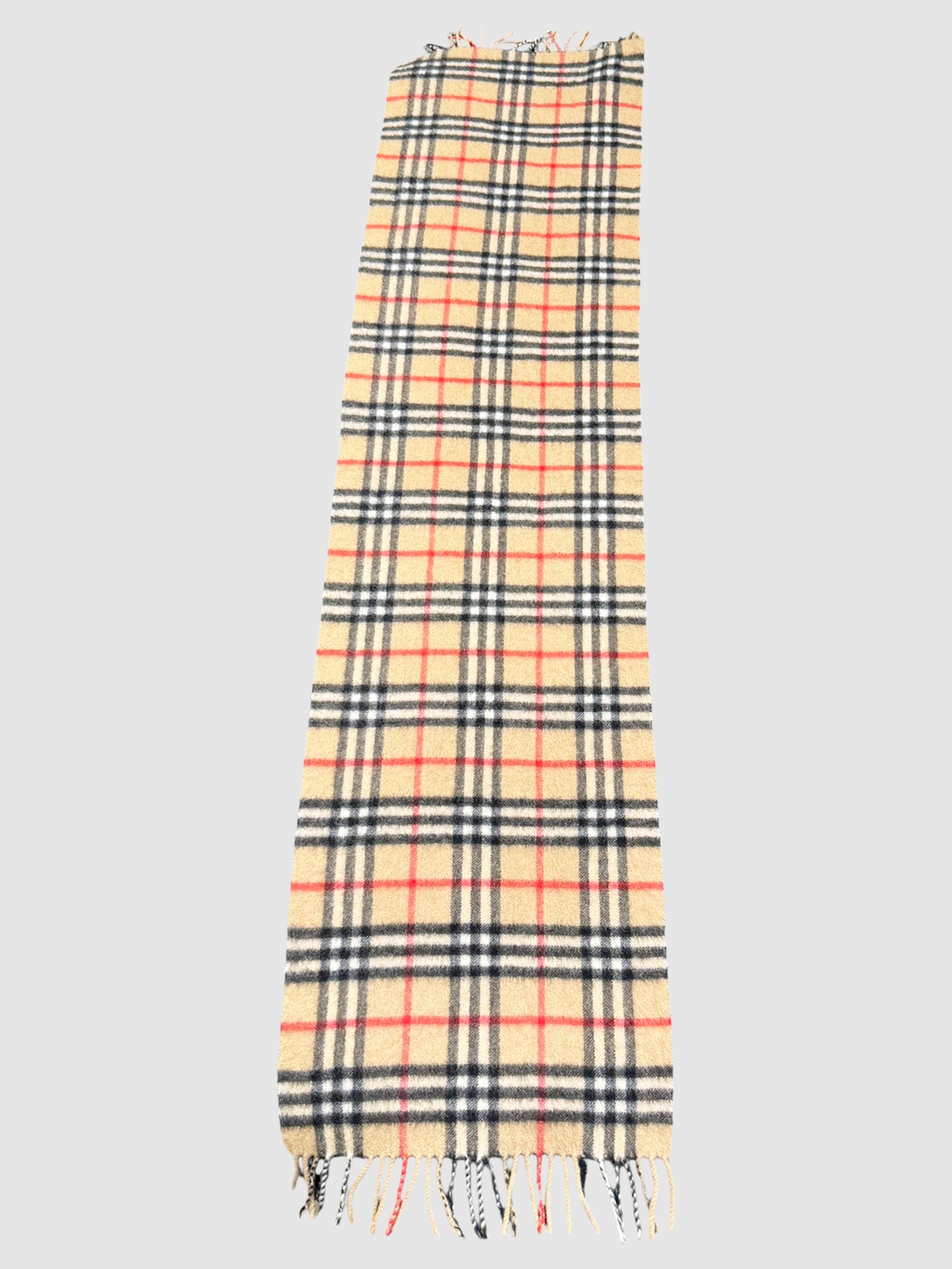 Nova Check Cashmere Scarf