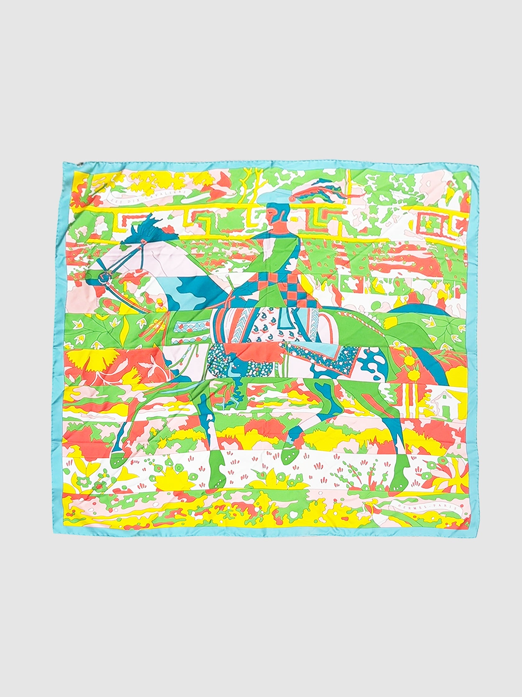 2010 "Les Dix Cavaliers" Silk Scarf