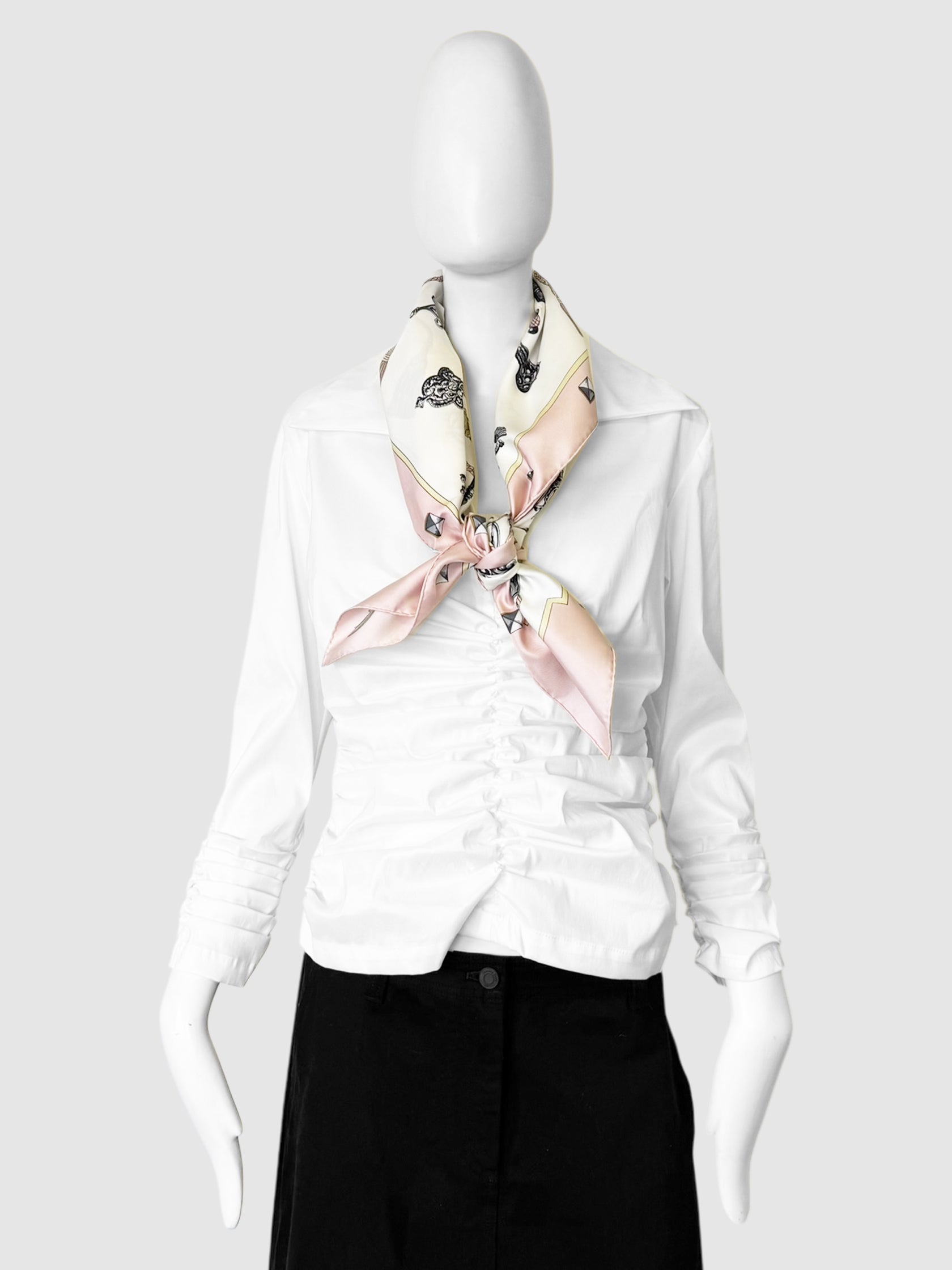 "Les Cles" Silk Scarf