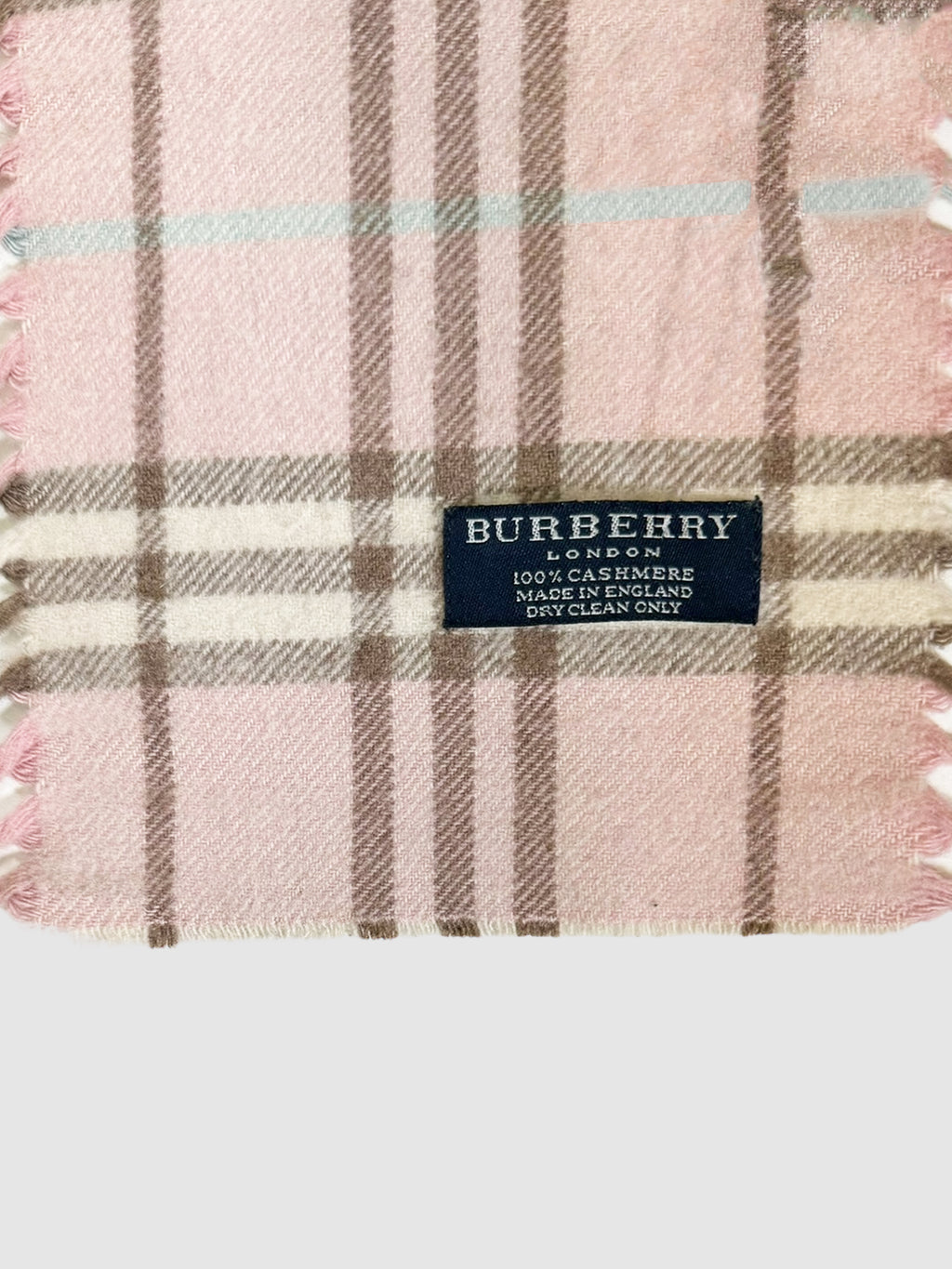 Plaid Cashmere Scarf