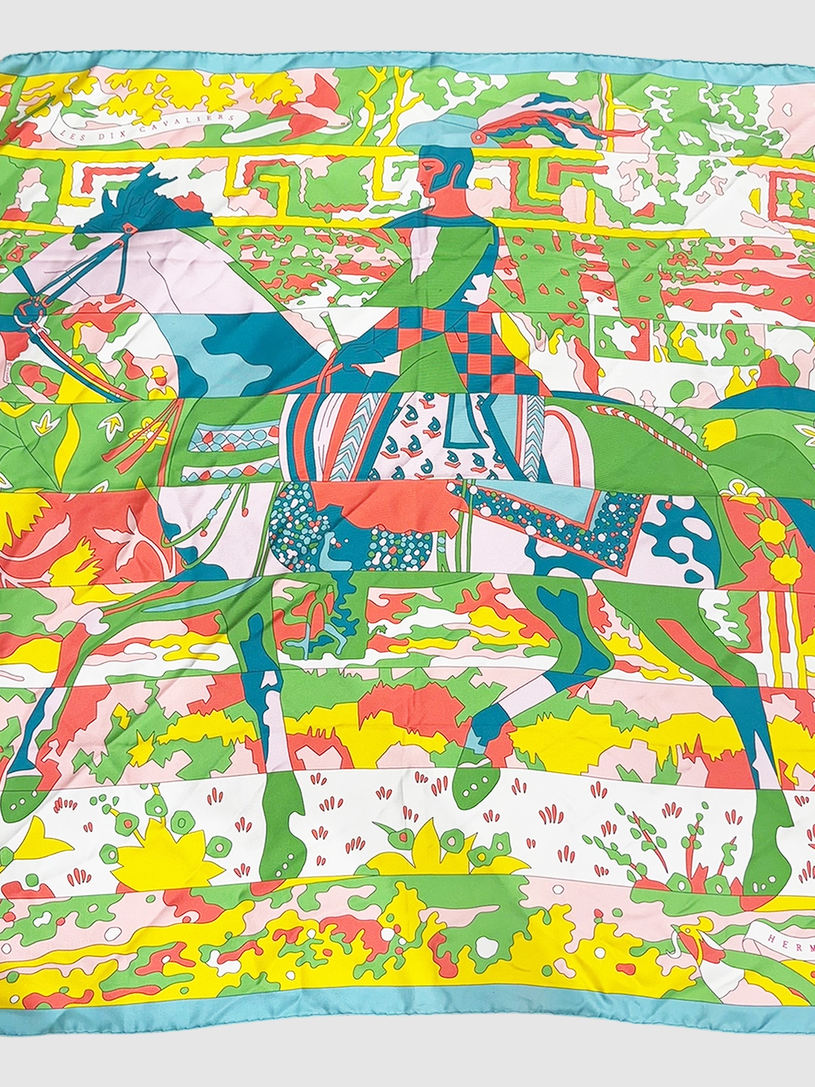 2010 "Les Dix Cavaliers" Silk Scarf