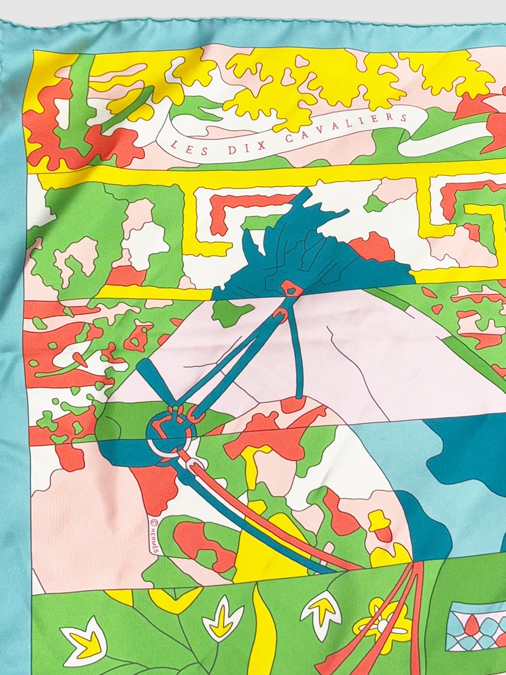 2010 "Les Dix Cavaliers" Silk Scarf