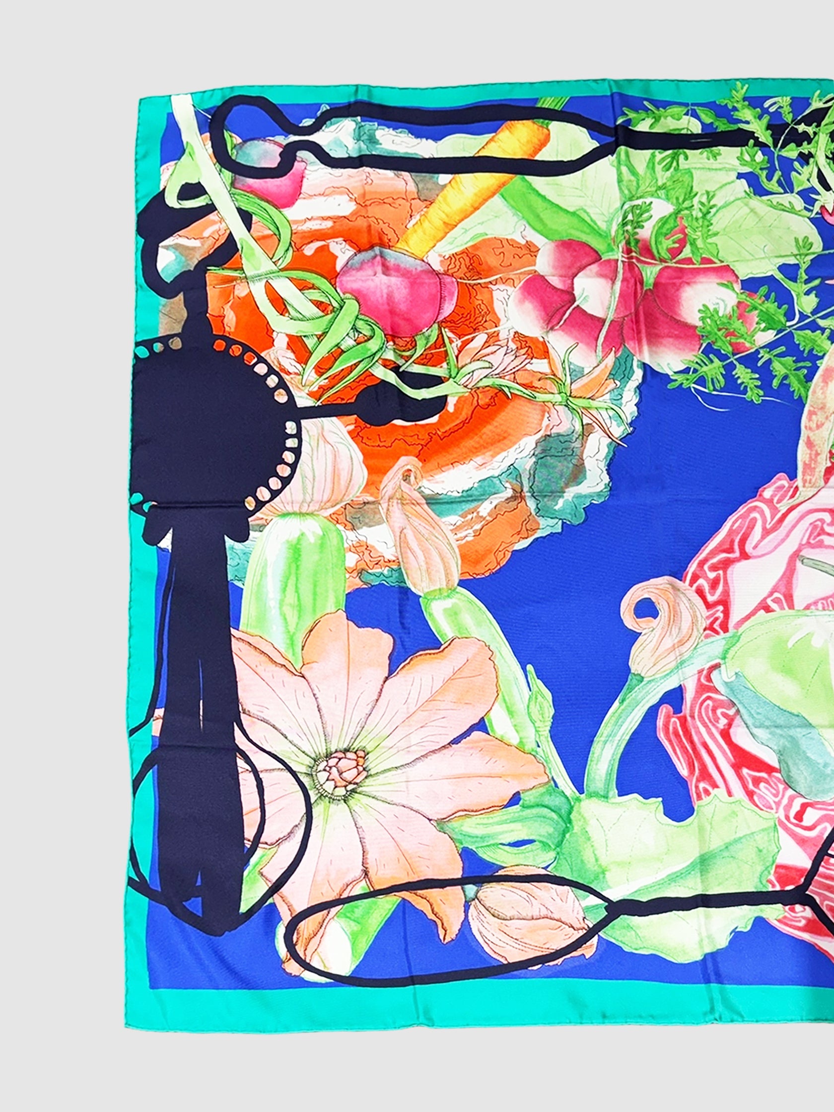 "Le Potager de Monsieur Dior" Silk Scarf