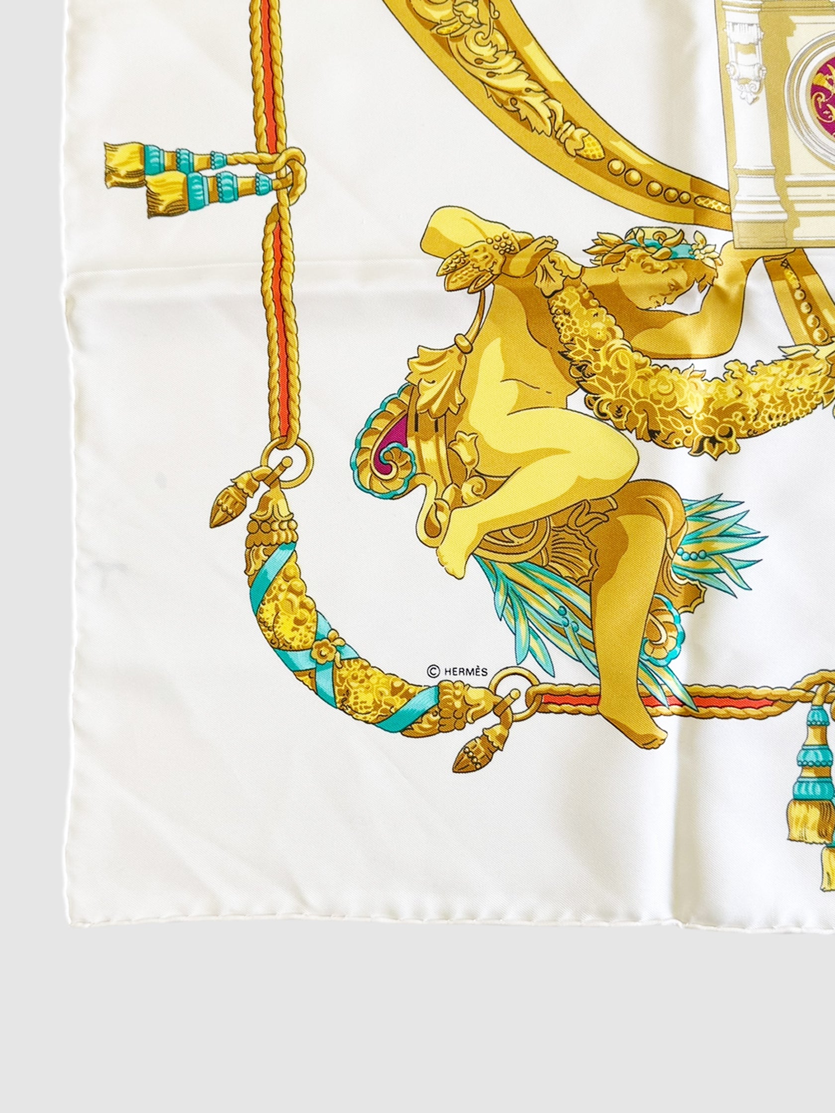 1986 "Hommage à Charles Garnier" Silk Scarf