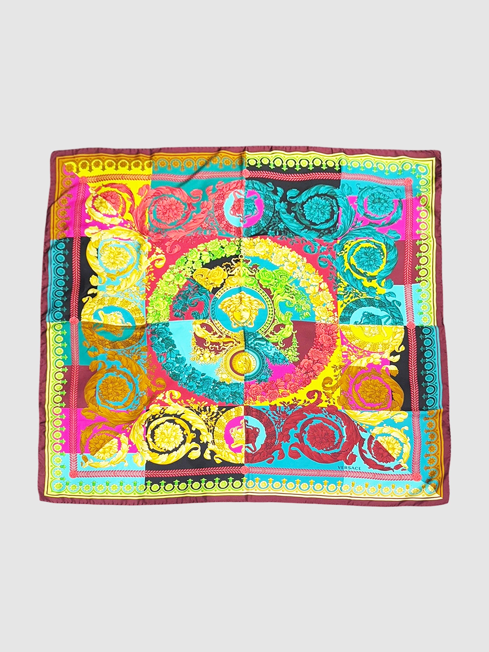 Baroque Medusa Silk Scarf