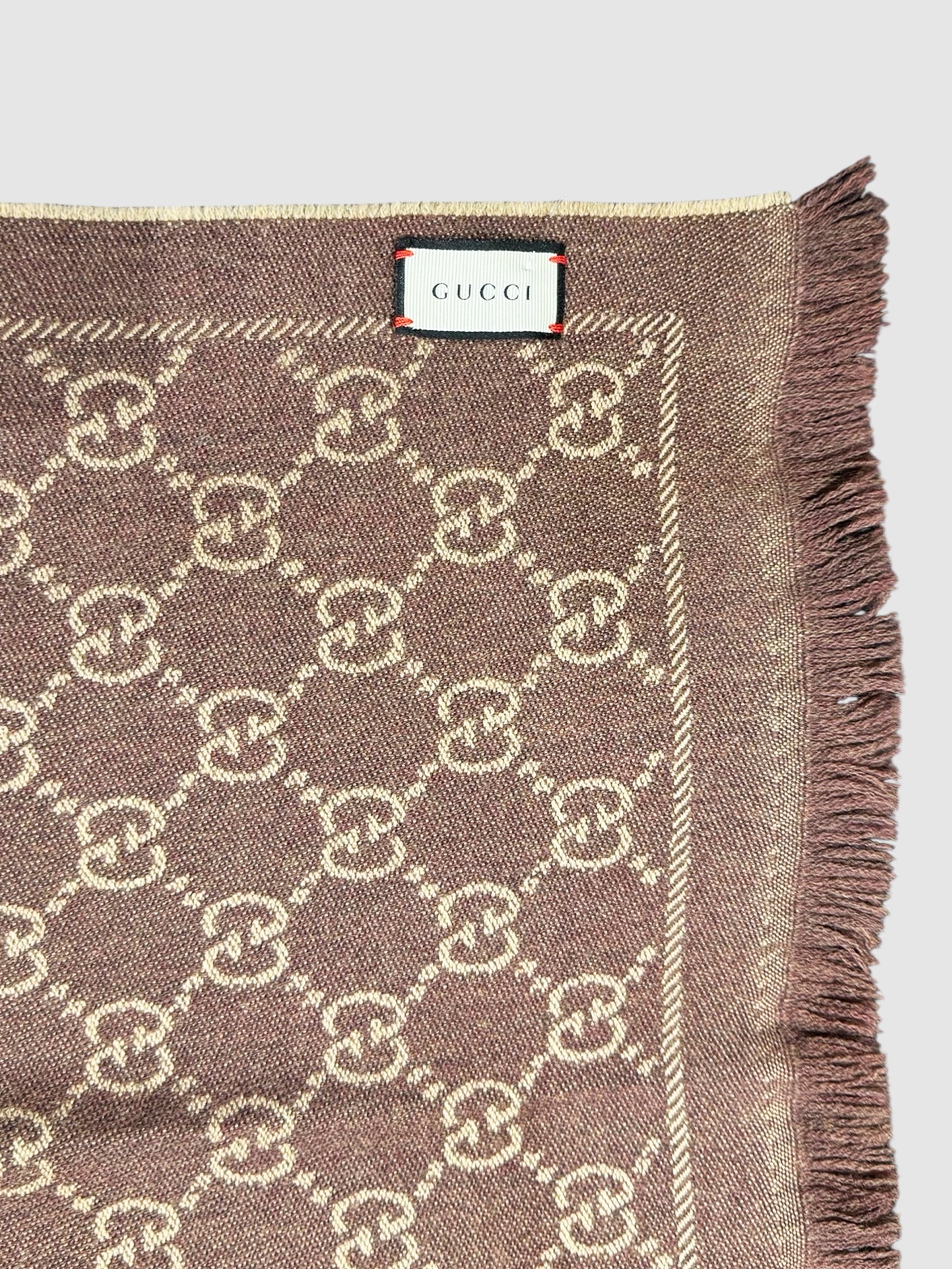 GG Jacquard Monogram Scarf