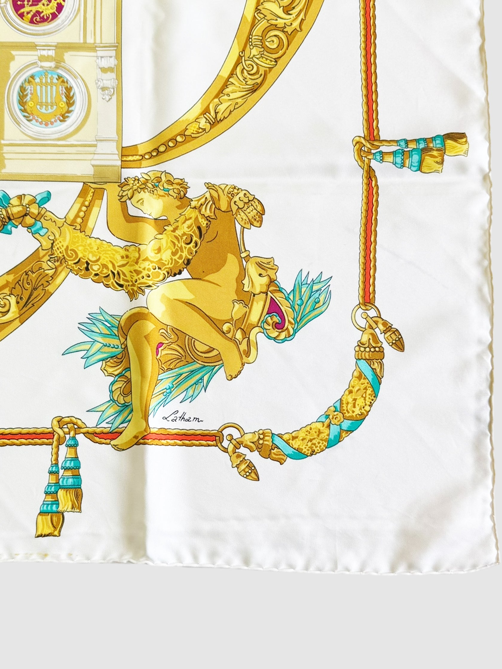 1986 "Hommage à Charles Garnier" Silk Scarf