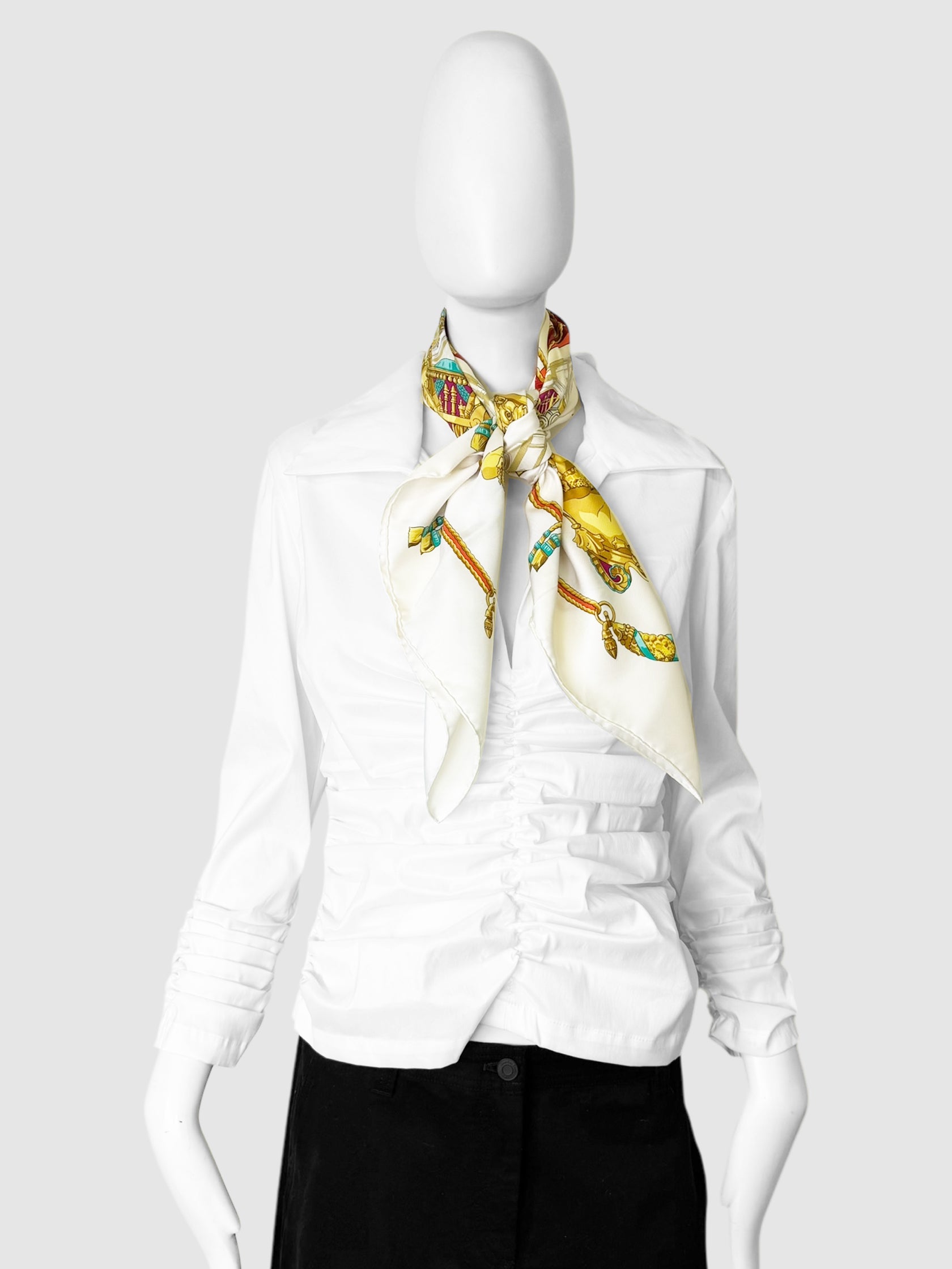 1986 "Hommage à Charles Garnier" Silk Scarf
