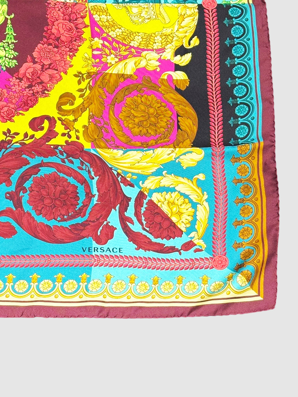 Baroque Medusa Silk Scarf